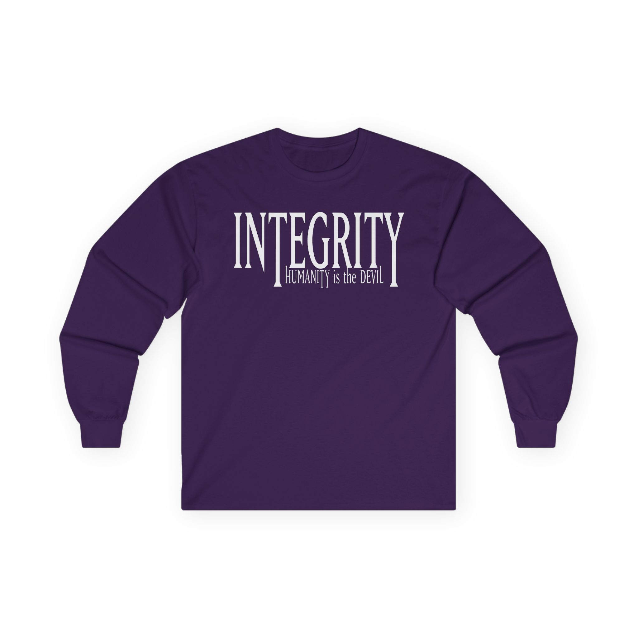Integrity Humanity Is The Devil Unisex Ultra Cotton Long Sleeve Tee