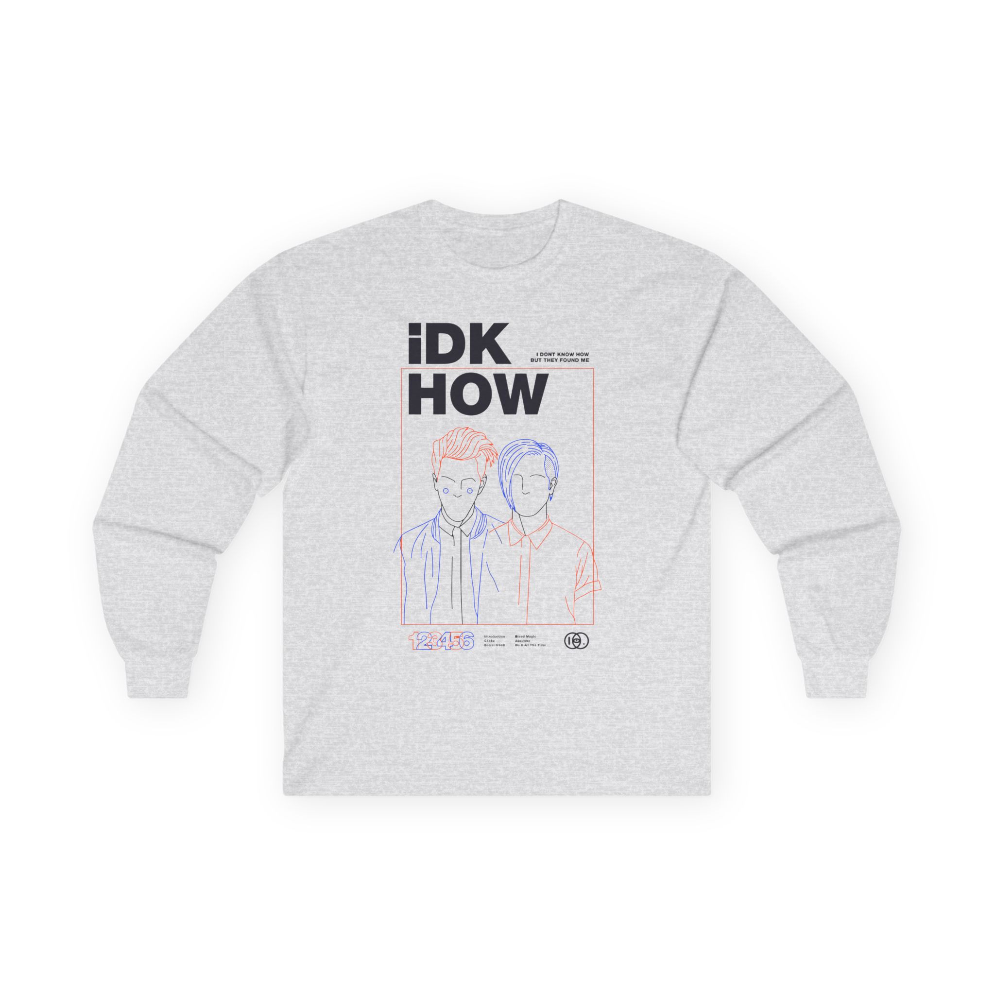 iDKHOW OUTLINES Unisex Ultra Cotton Long Sleeve Tee