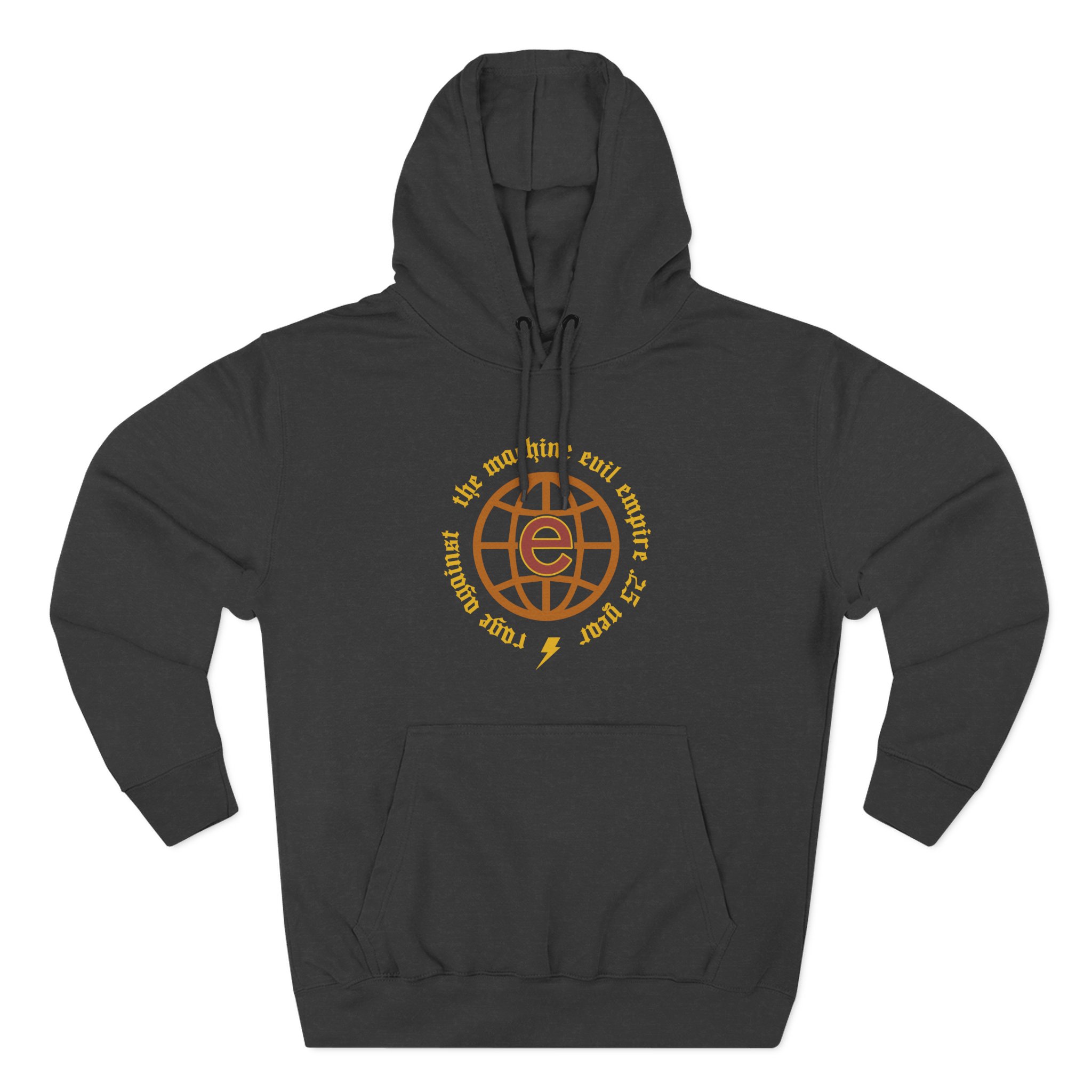 Rage Against the Machine Evil Empire Globe Three-Panel Fleece Hoodie