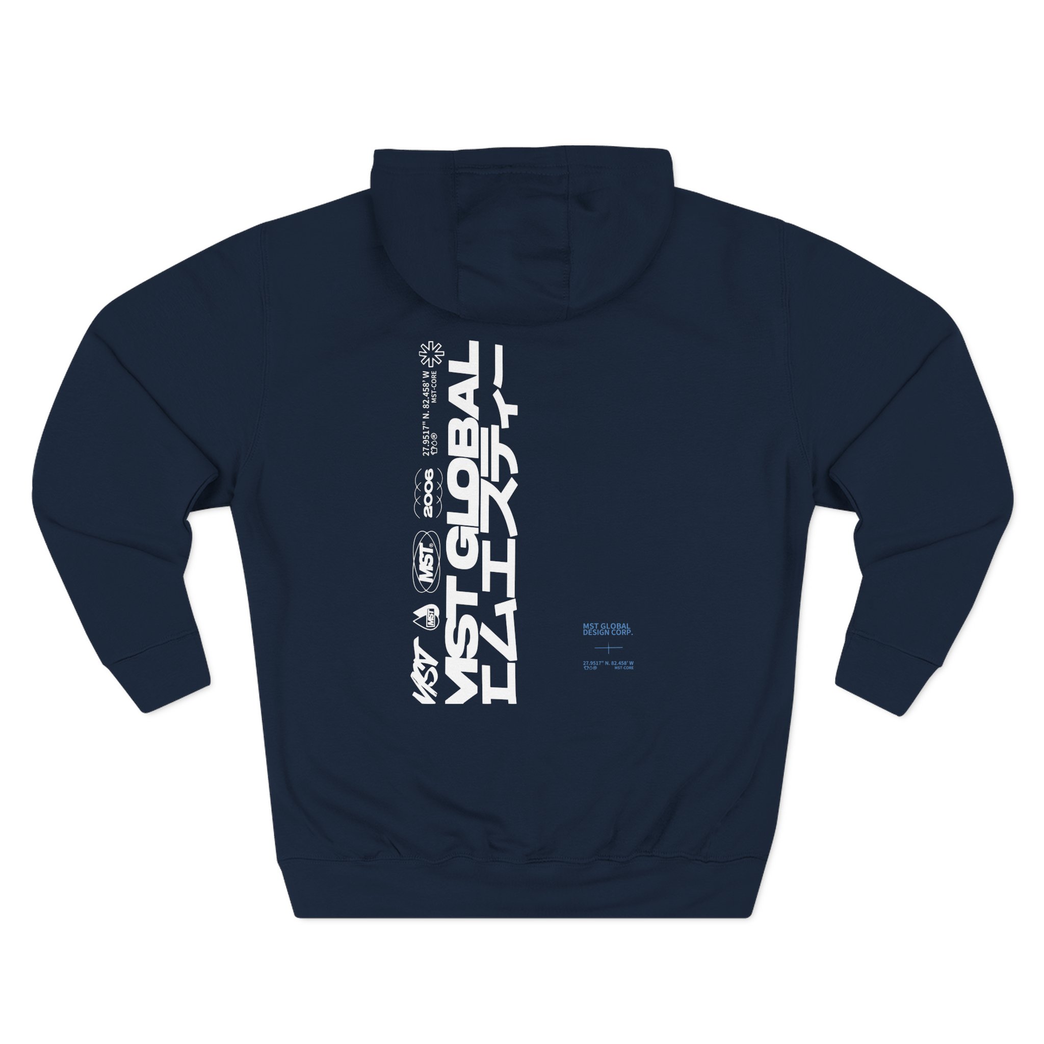 Moist Mst Global Three-Panel Fleece Hoodie