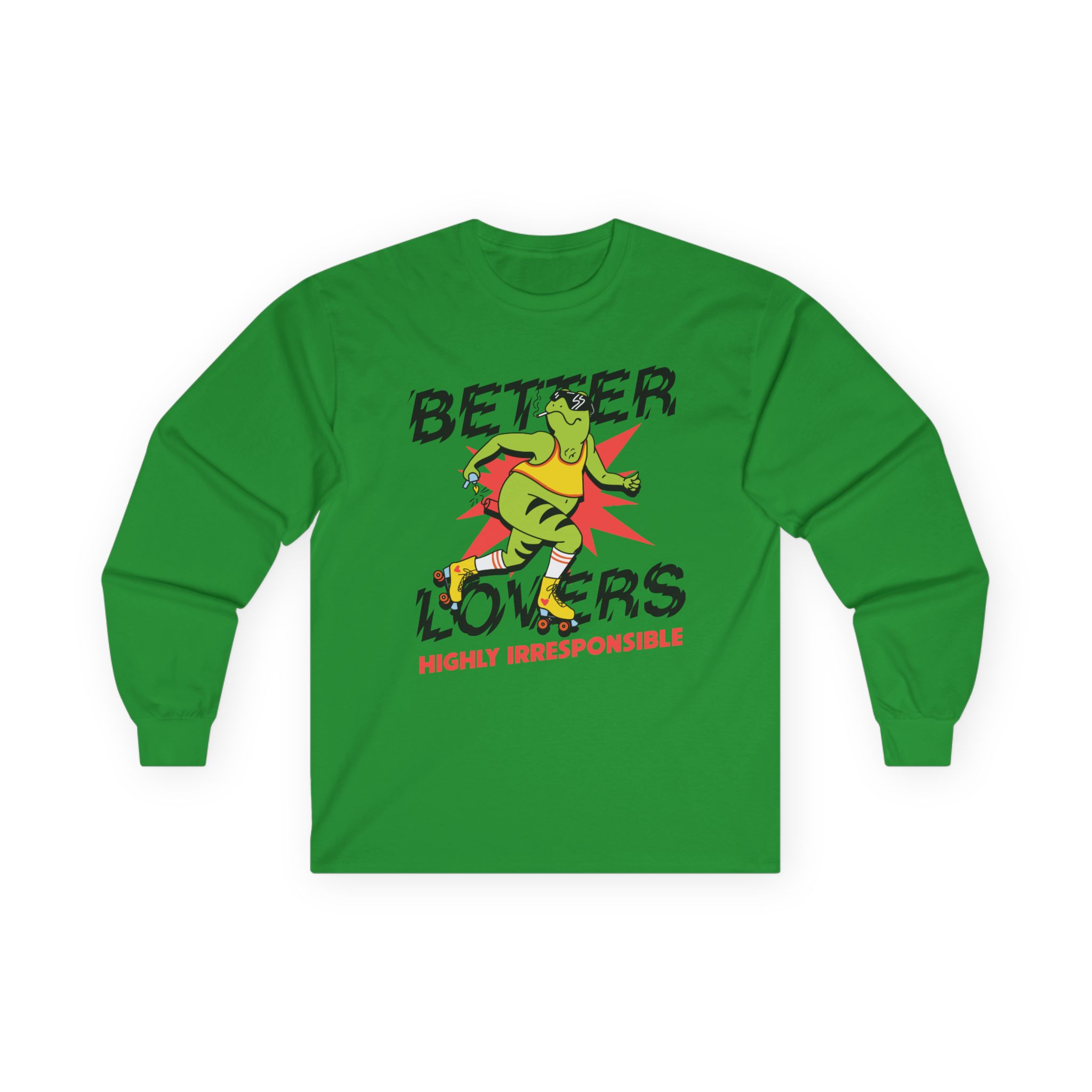 Better Lovers Skating Frog Unisex Ultra Cotton Long Sleeve Tee