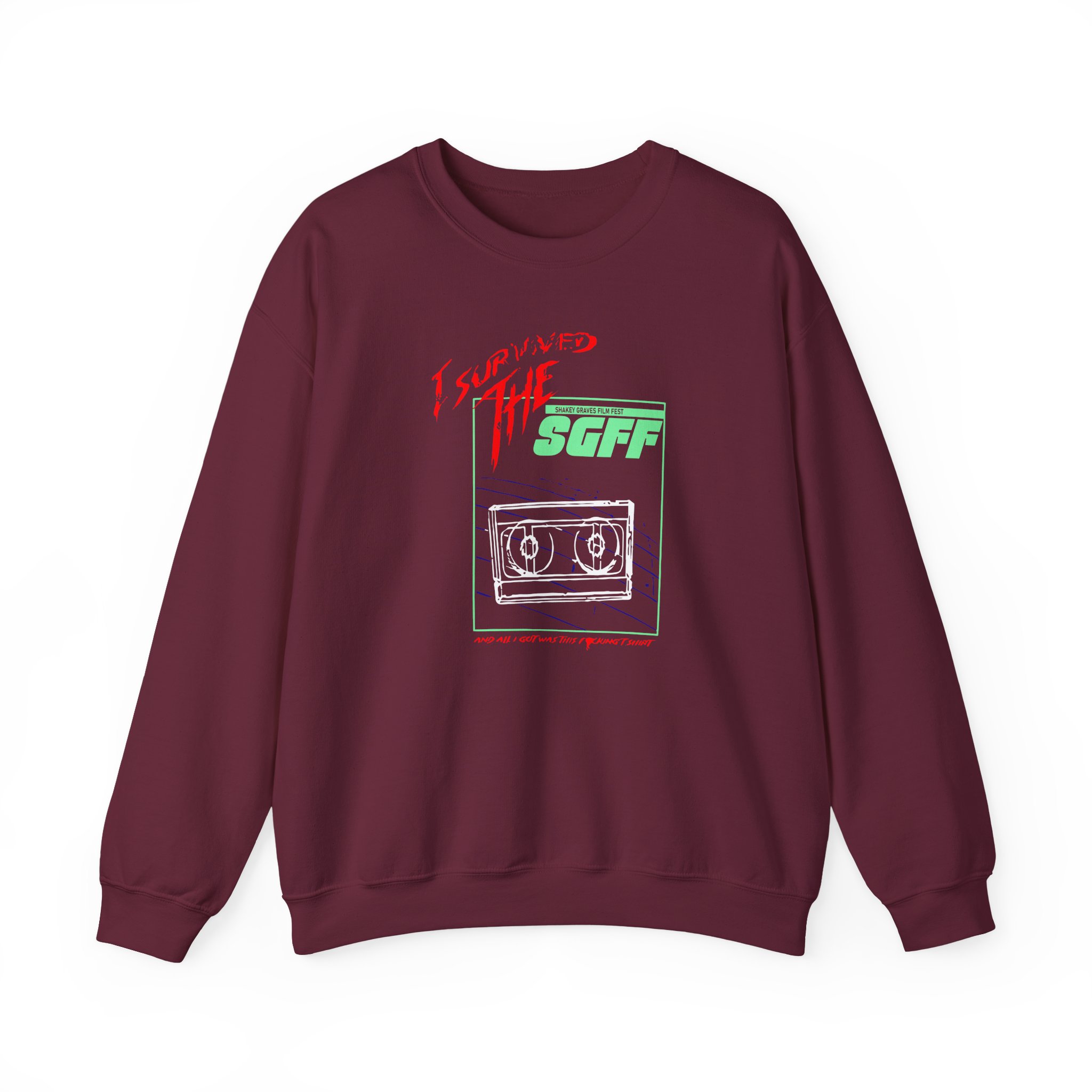 Shakey Graves Film Festival Unisex Heavy Blendâ„¢ Crewneck Sweatshirt