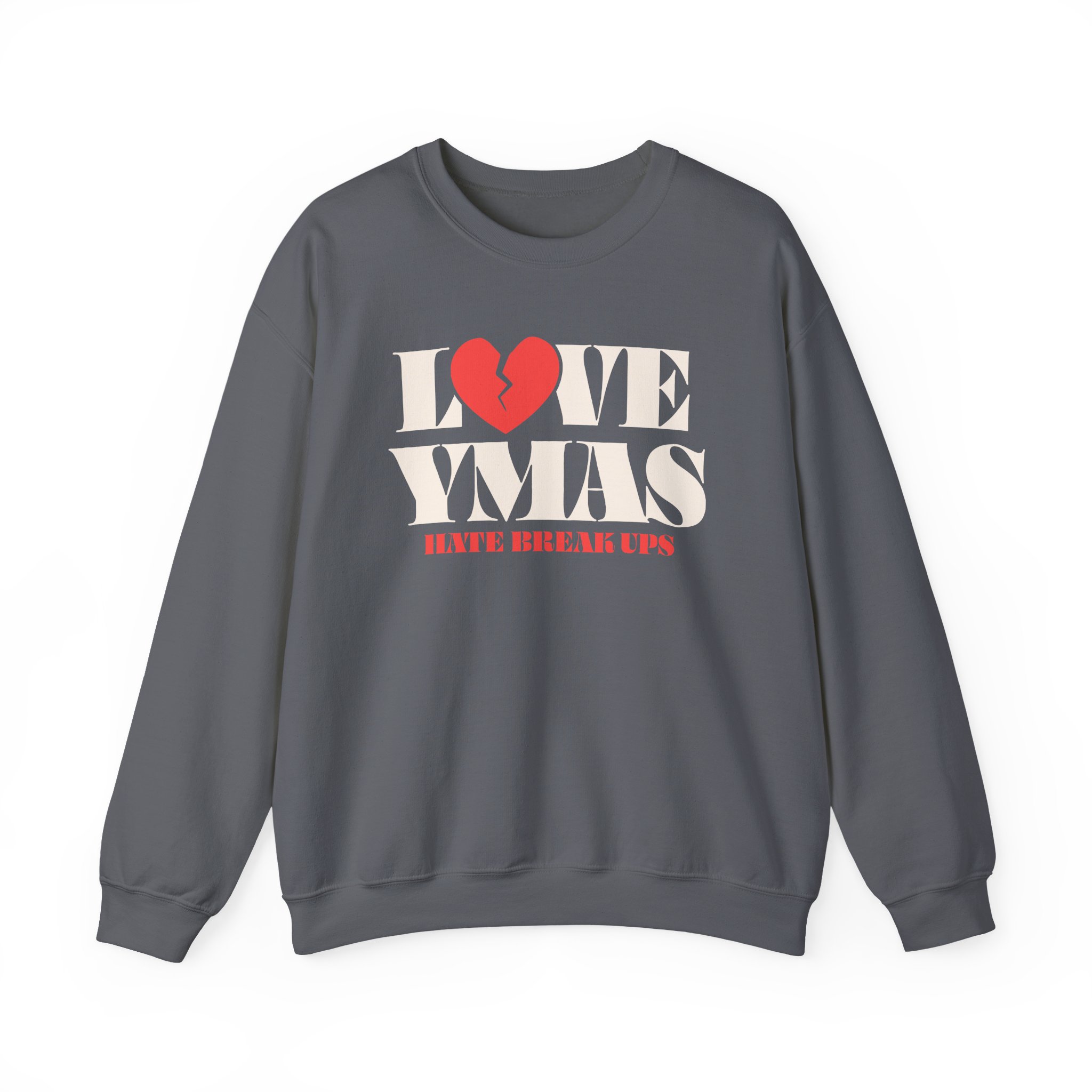 You Me at Six Love Ymas, Hate Breakups Unisex Heavy Blendâ„¢ Crewneck Sweatshirt