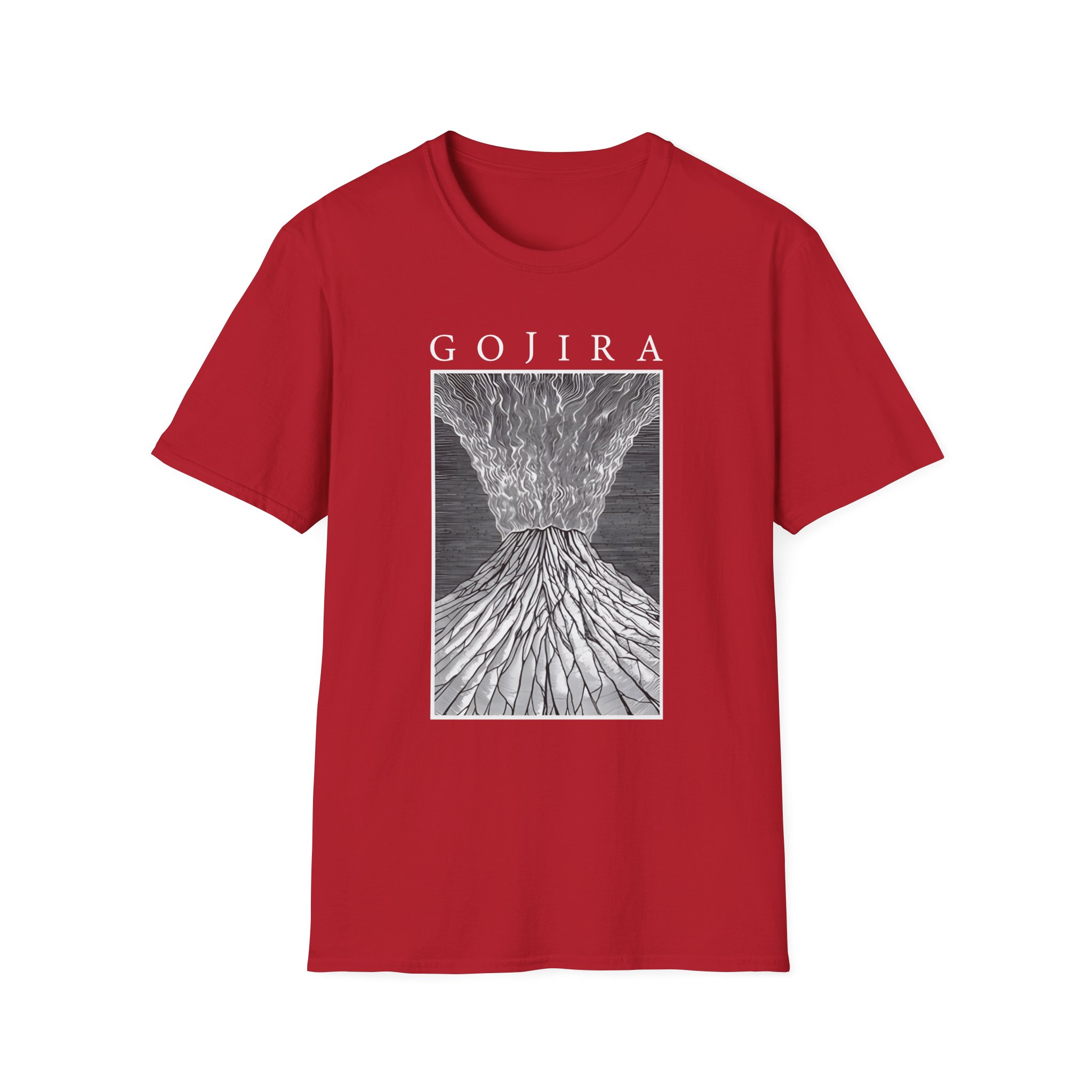 Gojira Magma Sketch Unisex Softstyle T-Shirt