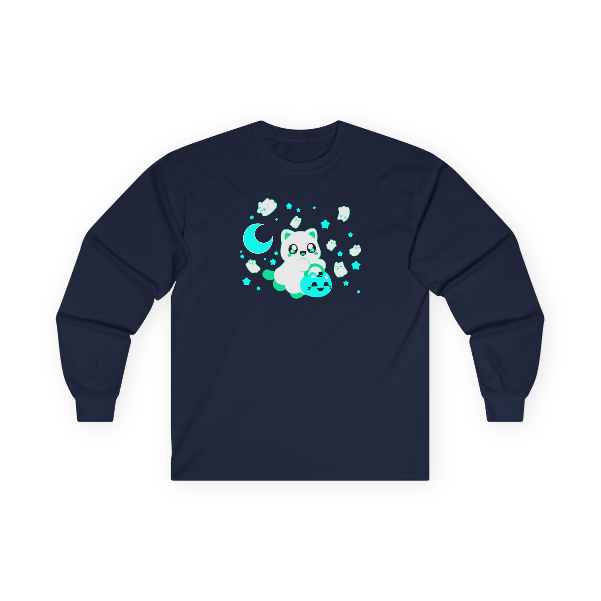 Aphmau Ghost Cat Unisex Ultra Cotton Long Sleeve Tee
