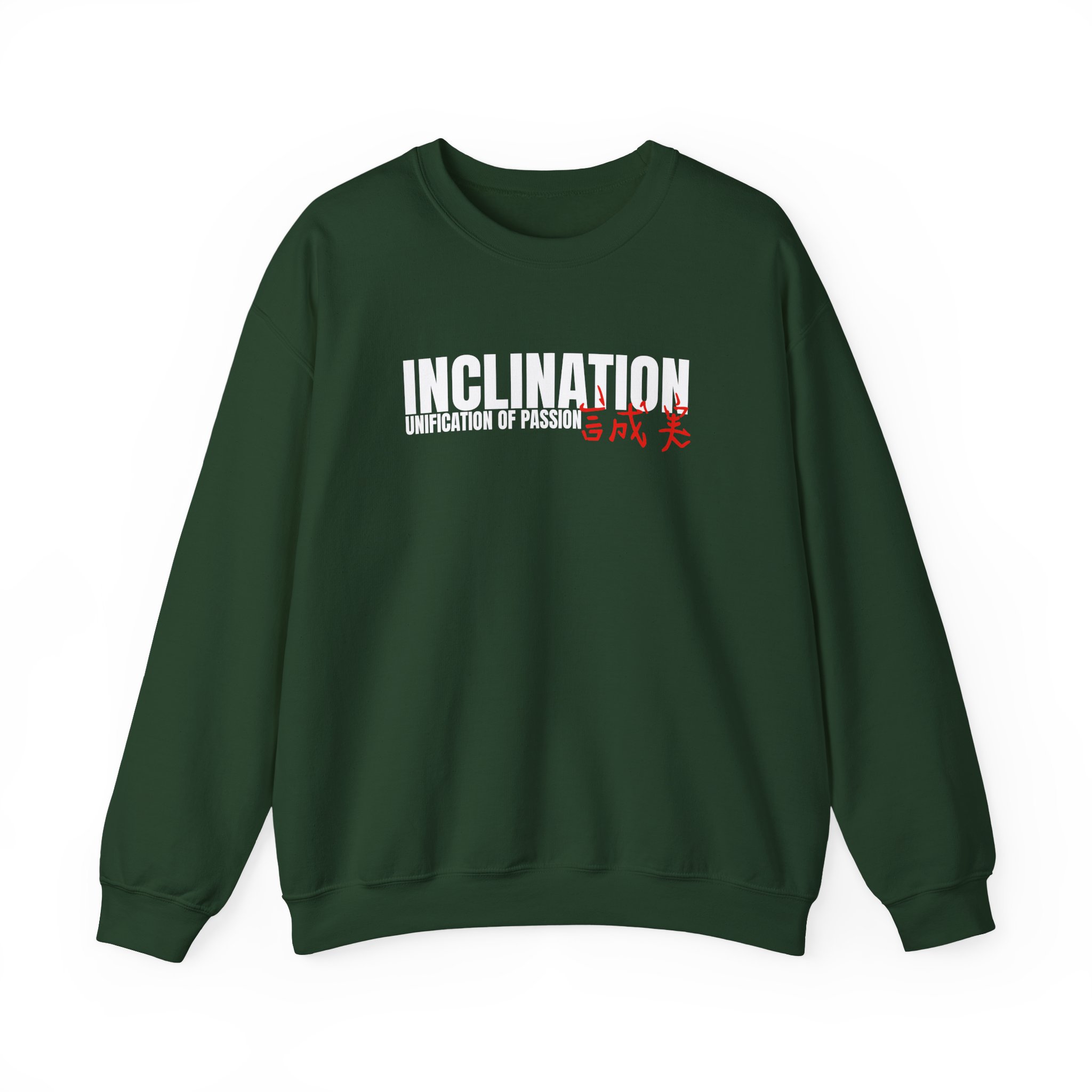 Inclination Straight Edge Unisex Heavy Blendâ„¢ Crewneck Sweatshirt