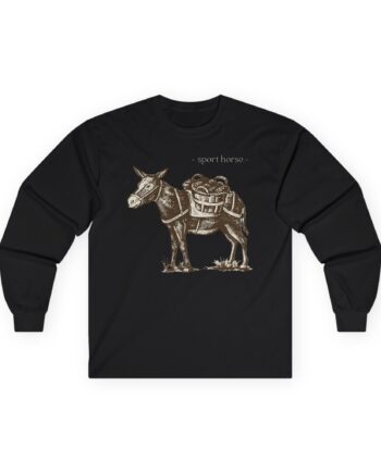 Mumbo Jumbo Sport Horse Unisex Ultra Cotton Long Sleeve Tee