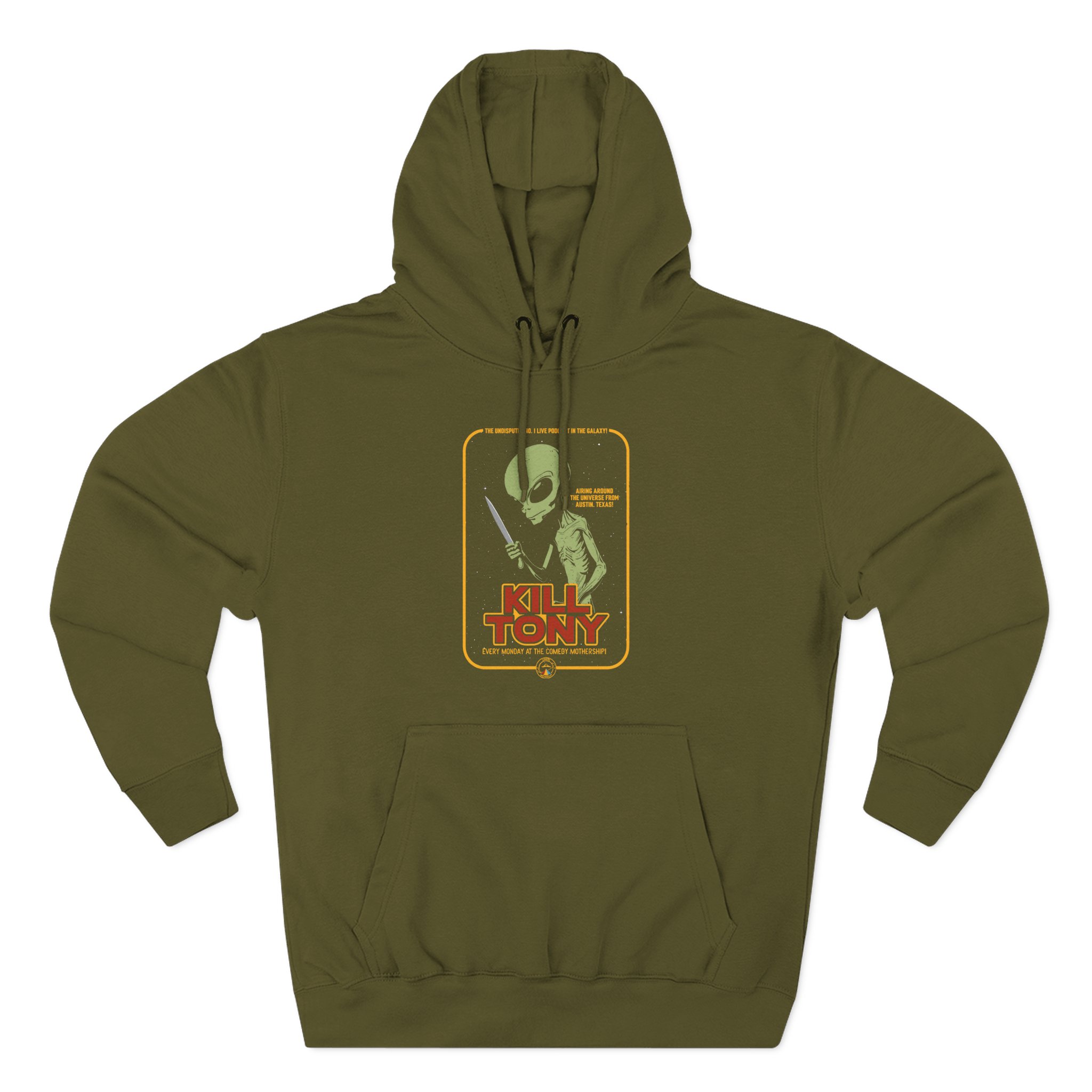 Kill Tony Comedy Mothership LGM Three-Panel Fleece Hoodie