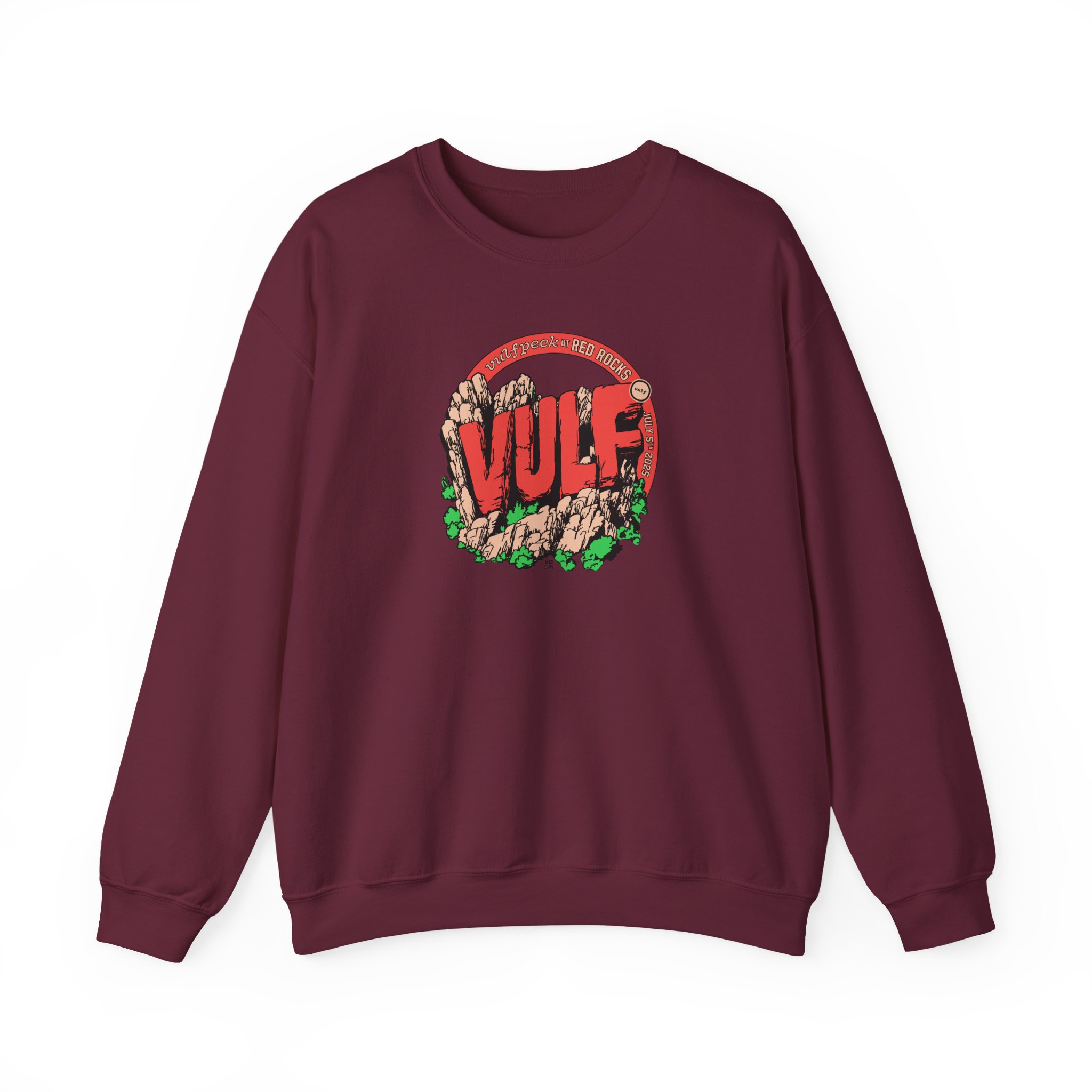 Vulfpeck Red Rocks Unisex Heavy Blendâ„¢ Crewneck Sweatshirt