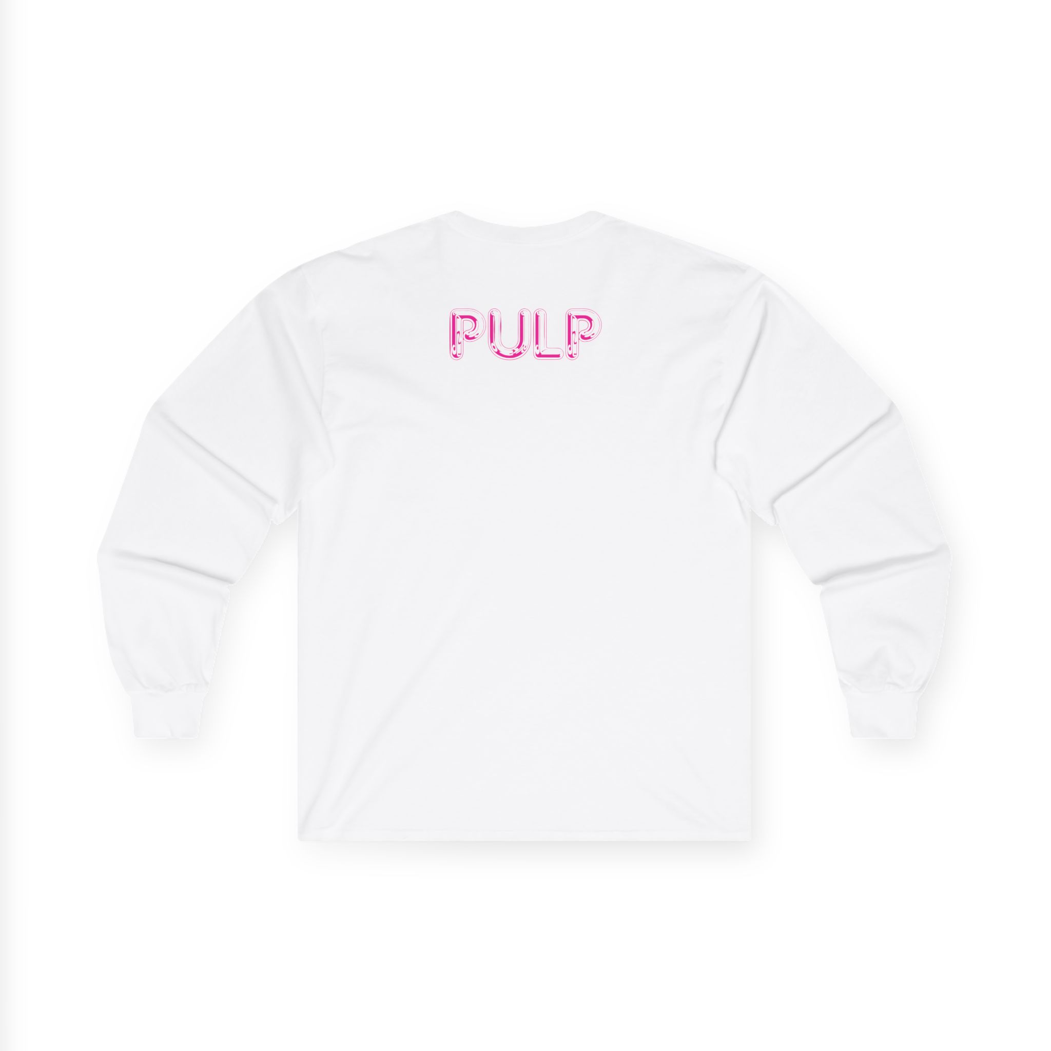 Pulp Let’s All Meet Up Ecru Unisex Ultra Cotton Long Sleeve Tee