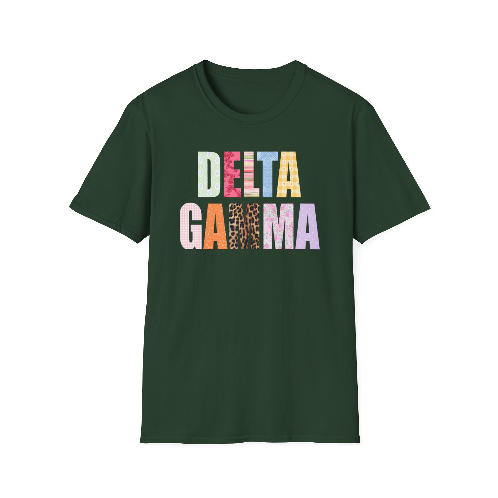 Delta Gamma Scrapbook Sorority Unisex Softstyle T-Shirt