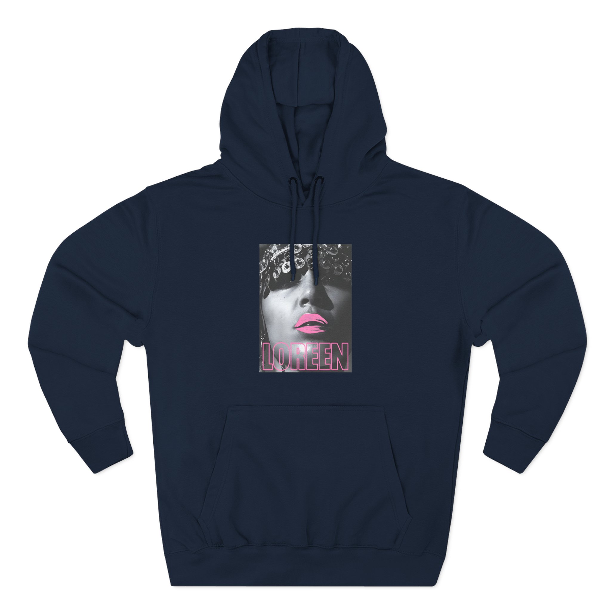 Loreen Loreen Tattoo Three-Panel Fleece Hoodie