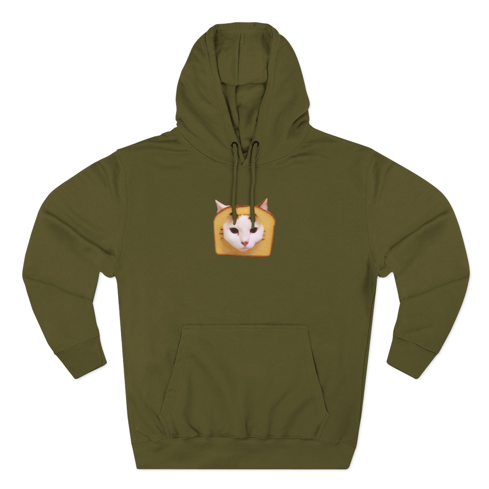 William Osman Bread Cat Three-Panel Fleece Hoodie