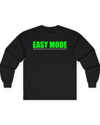 Mandjtv Easy Mode Unisex Ultra Cotton Long Sleeve Tee