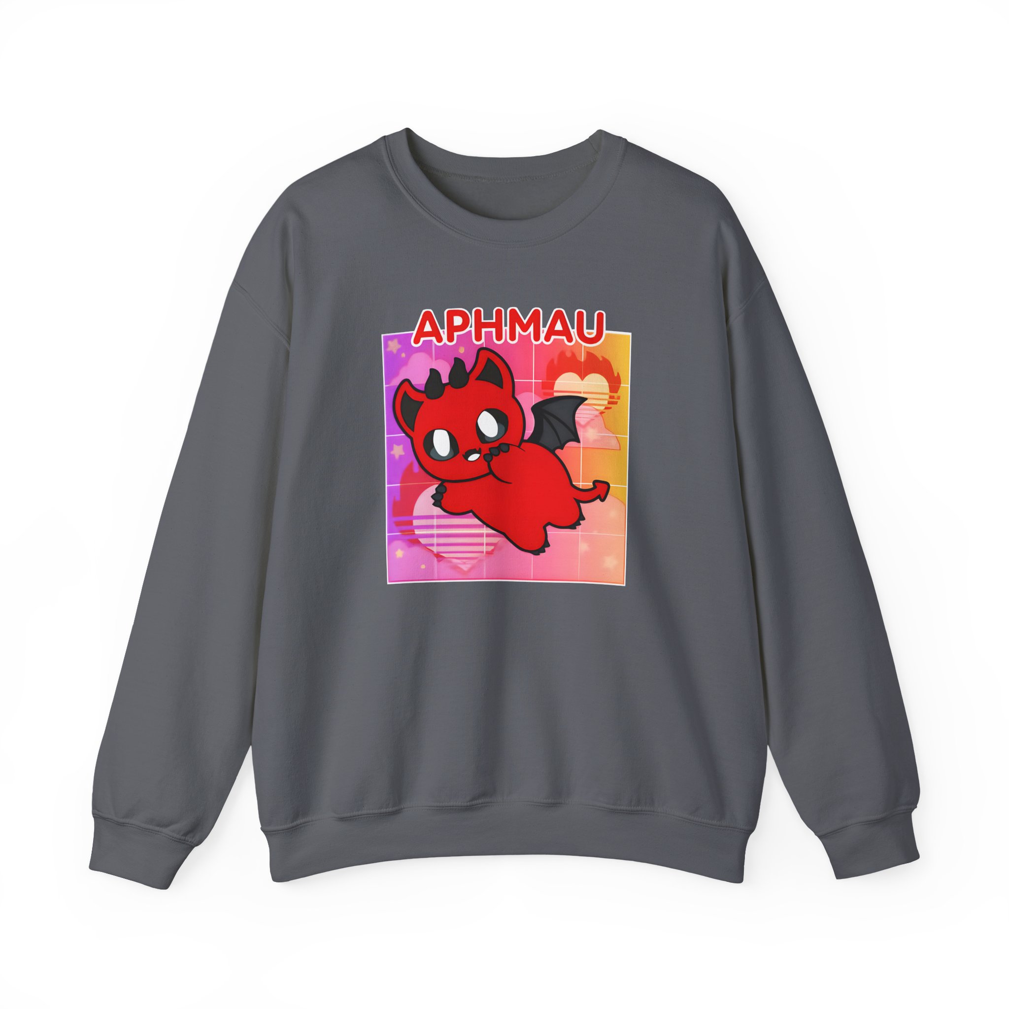 Aphmau Demon Cat Unisex Heavy Blendâ„¢ Crewneck Sweatshirt