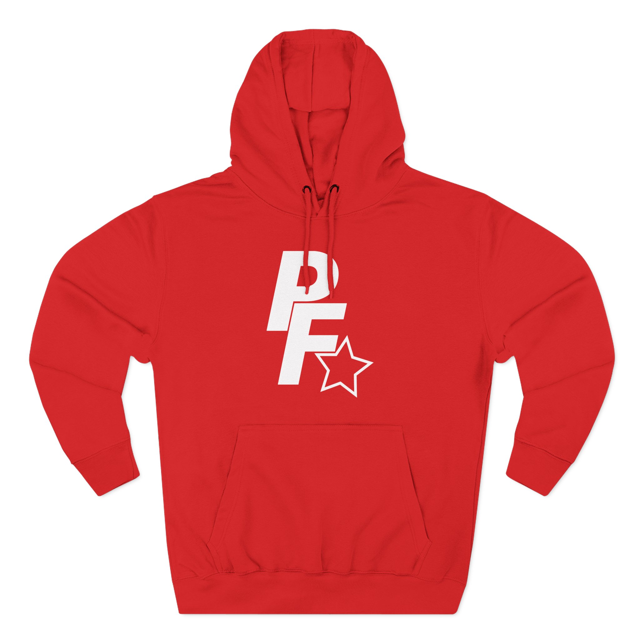 Xavier Wulf Pinkflamingousa Three-Panel Fleece Hoodie