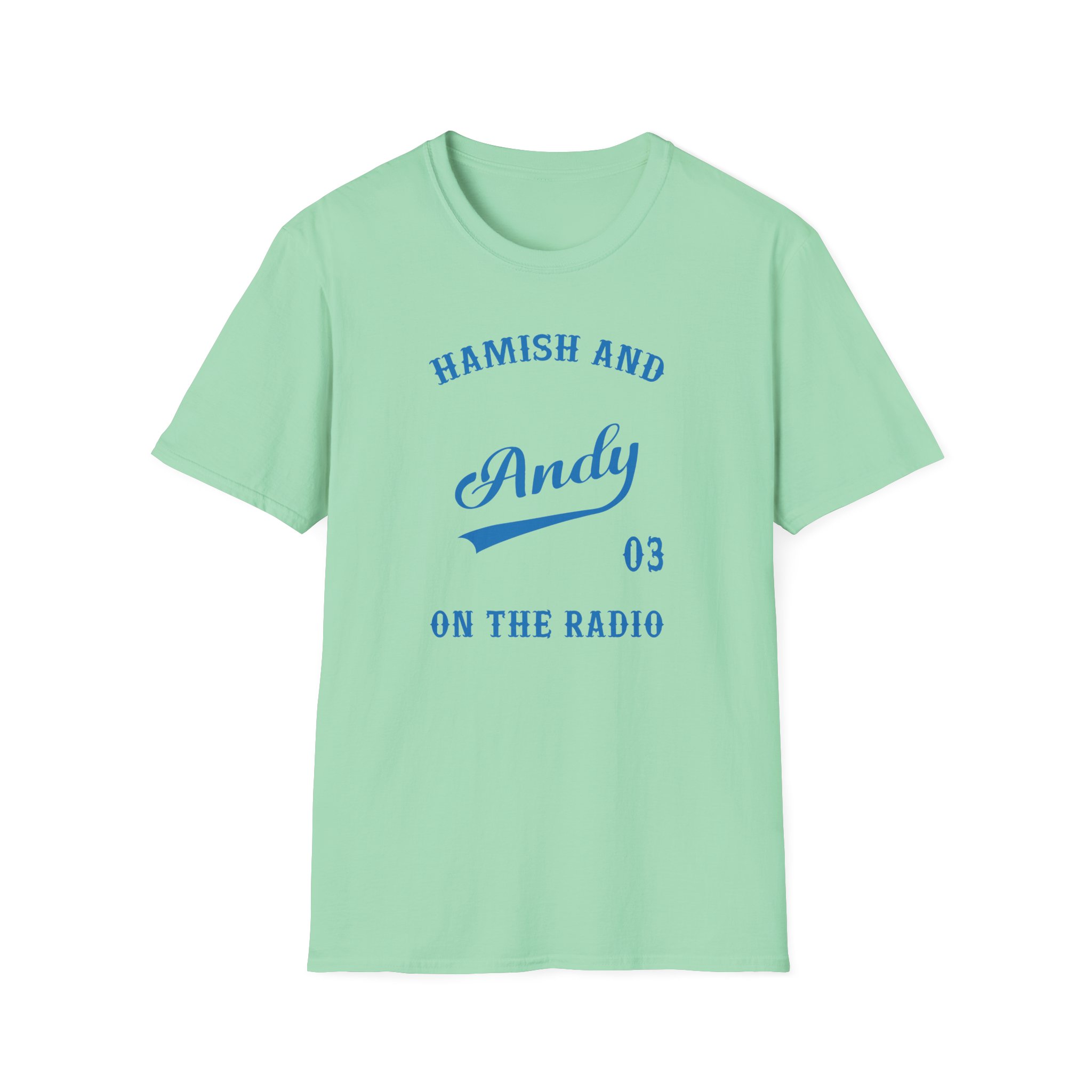 Hamish and Andy Unisex Softstyle T-Shirt