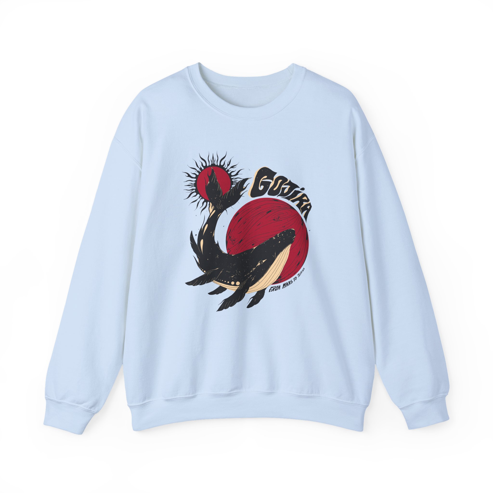 Gojira Whale Unisex Heavy Blendâ„¢ Crewneck Sweatshirt