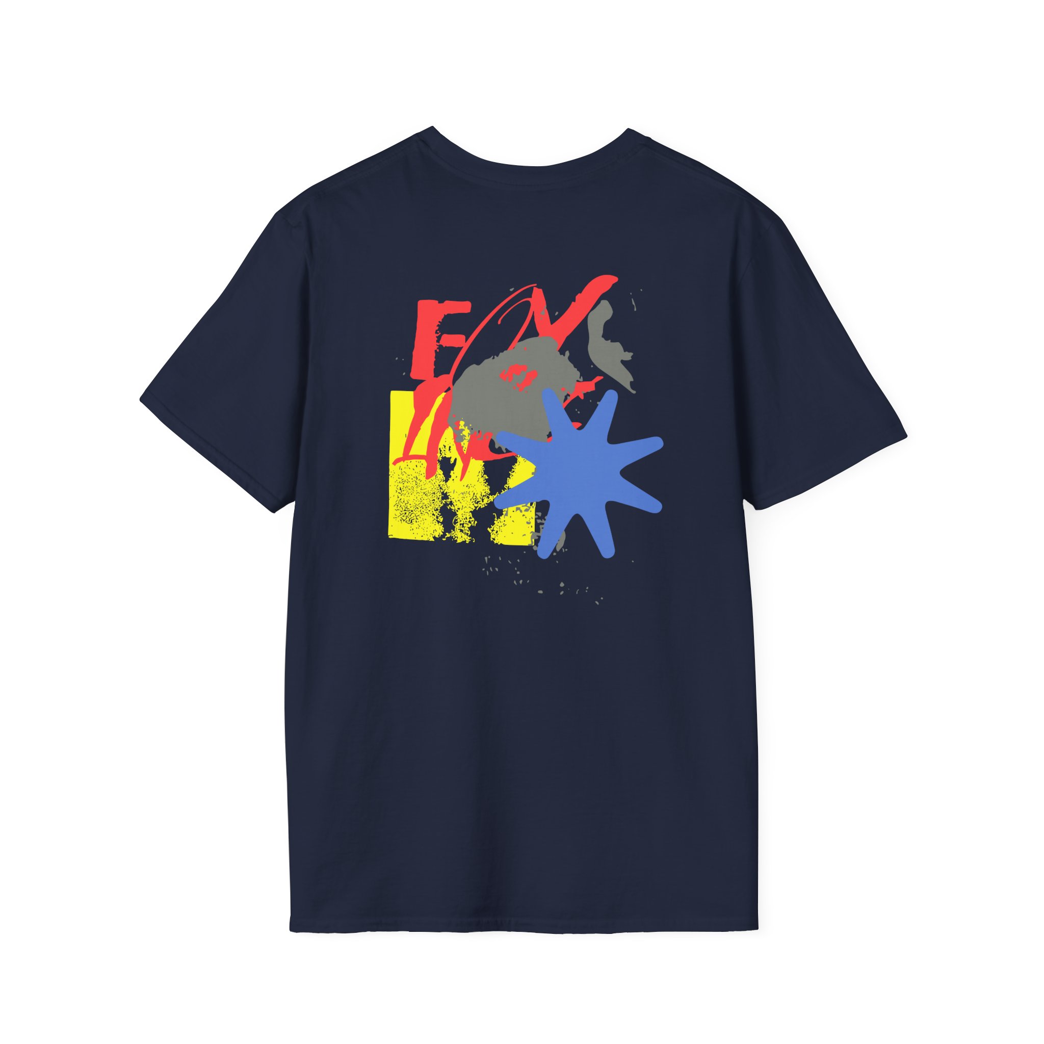 Foxing Shapes Unisex Softstyle T-Shirt