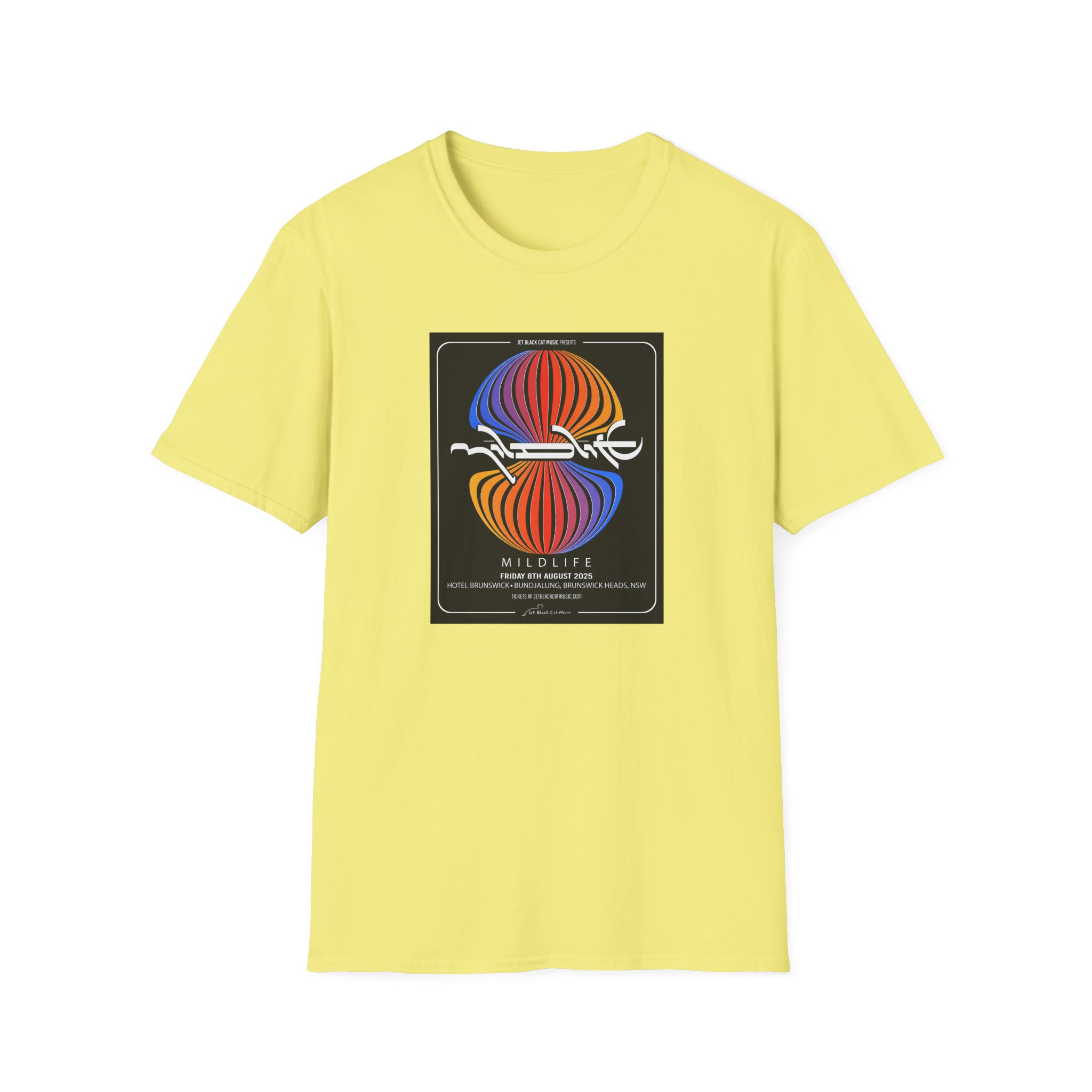Mildlife Hotel Brunswick, NSW Concert Unisex Softstyle T-Shirt