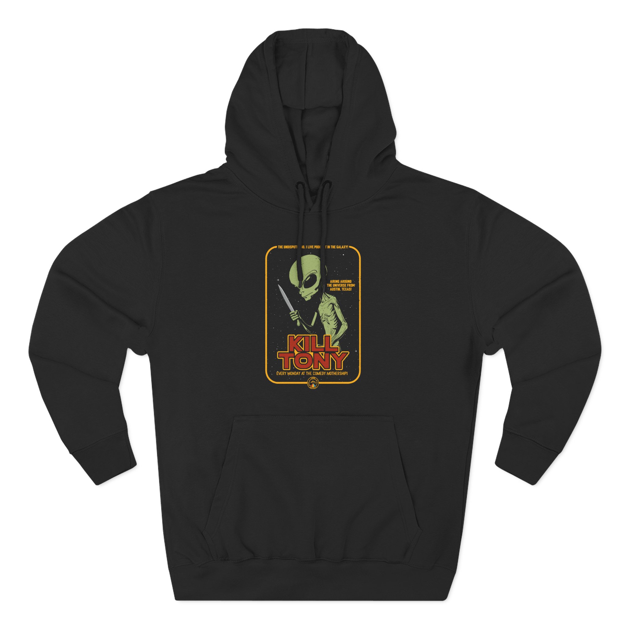 Kill Tony Comedy Mothership LGM Three-Panel Fleece Hoodie