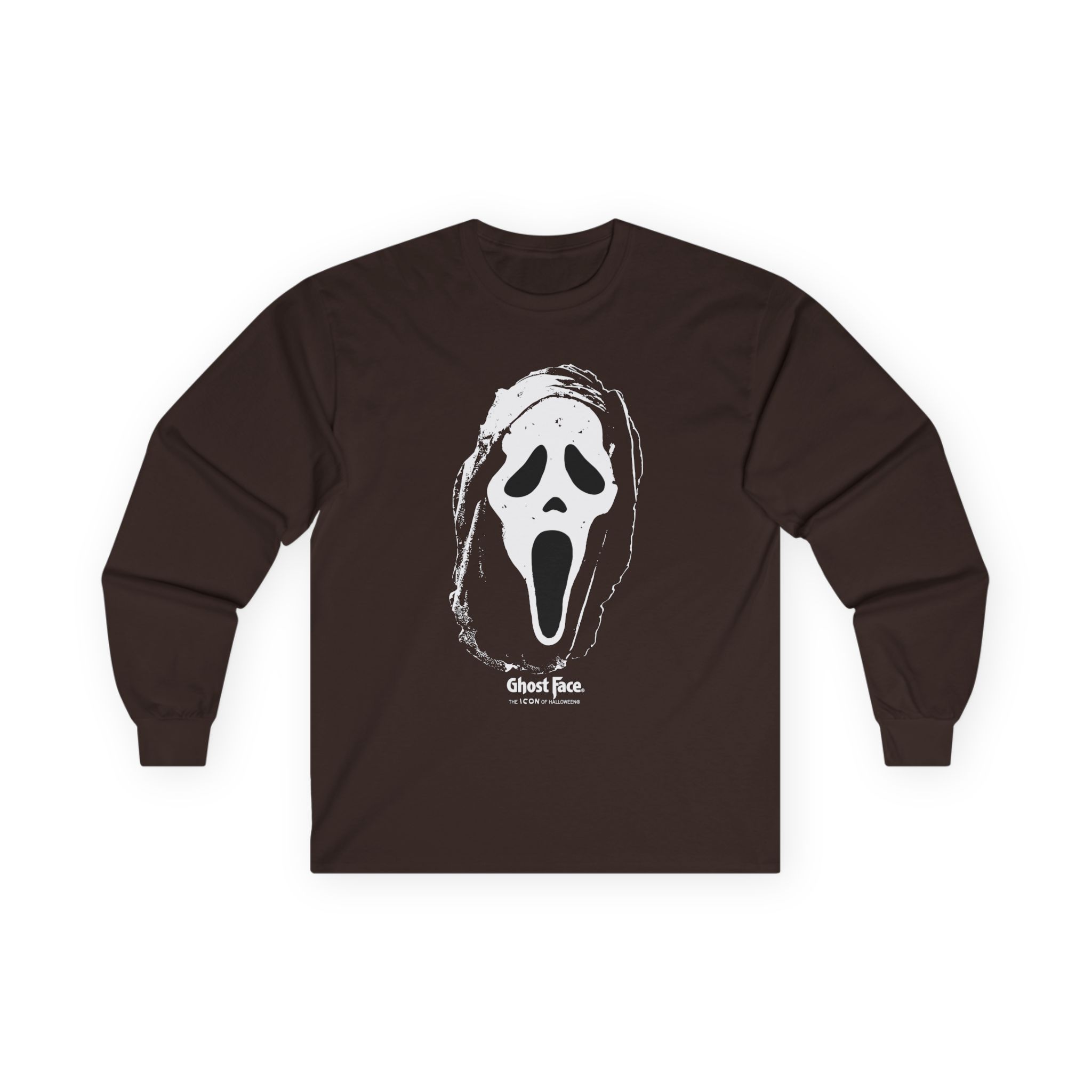 Ghostface Distressed Unisex Ultra Cotton Long Sleeve Tee