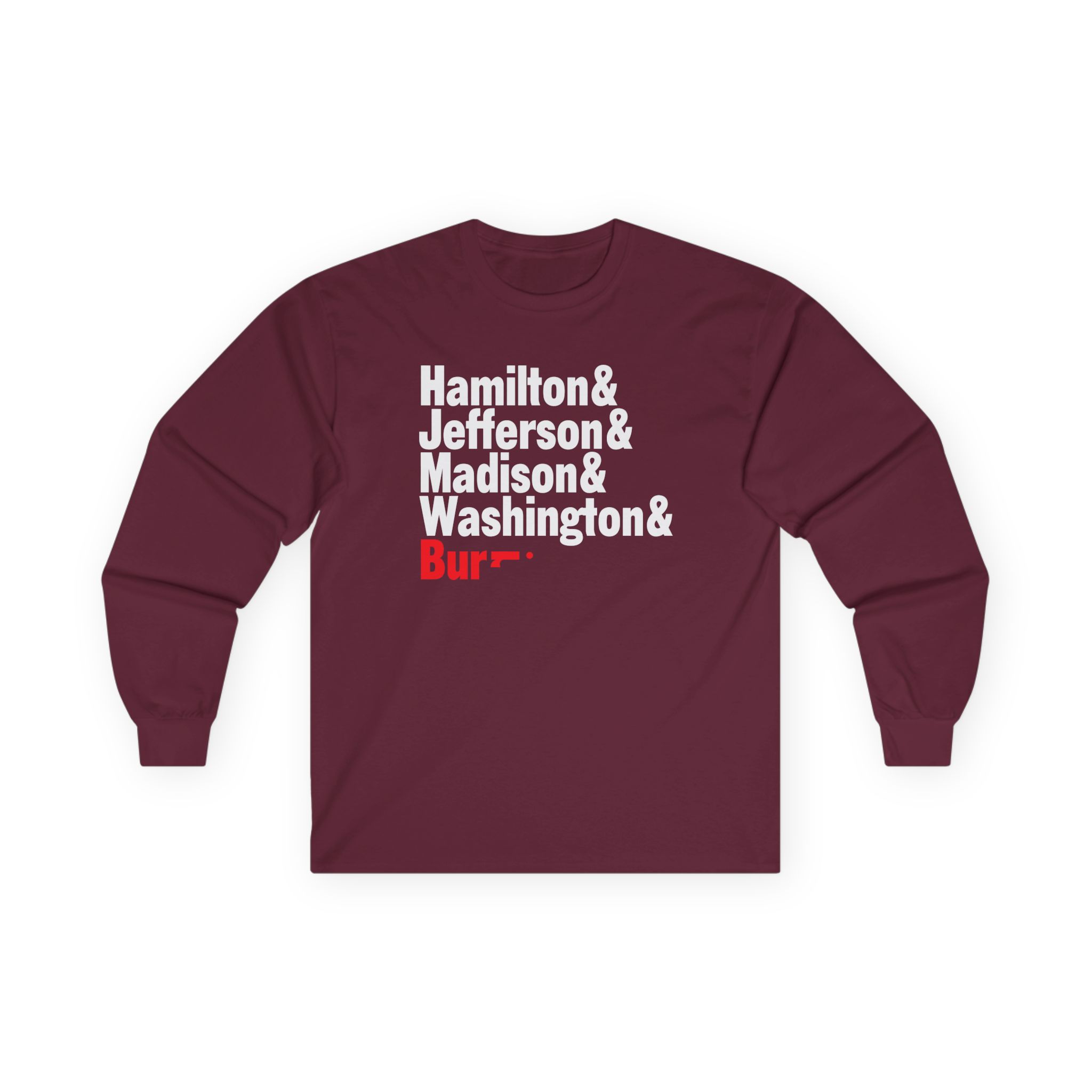 Hamilton Names Unisex Ultra Cotton Long Sleeve Tee