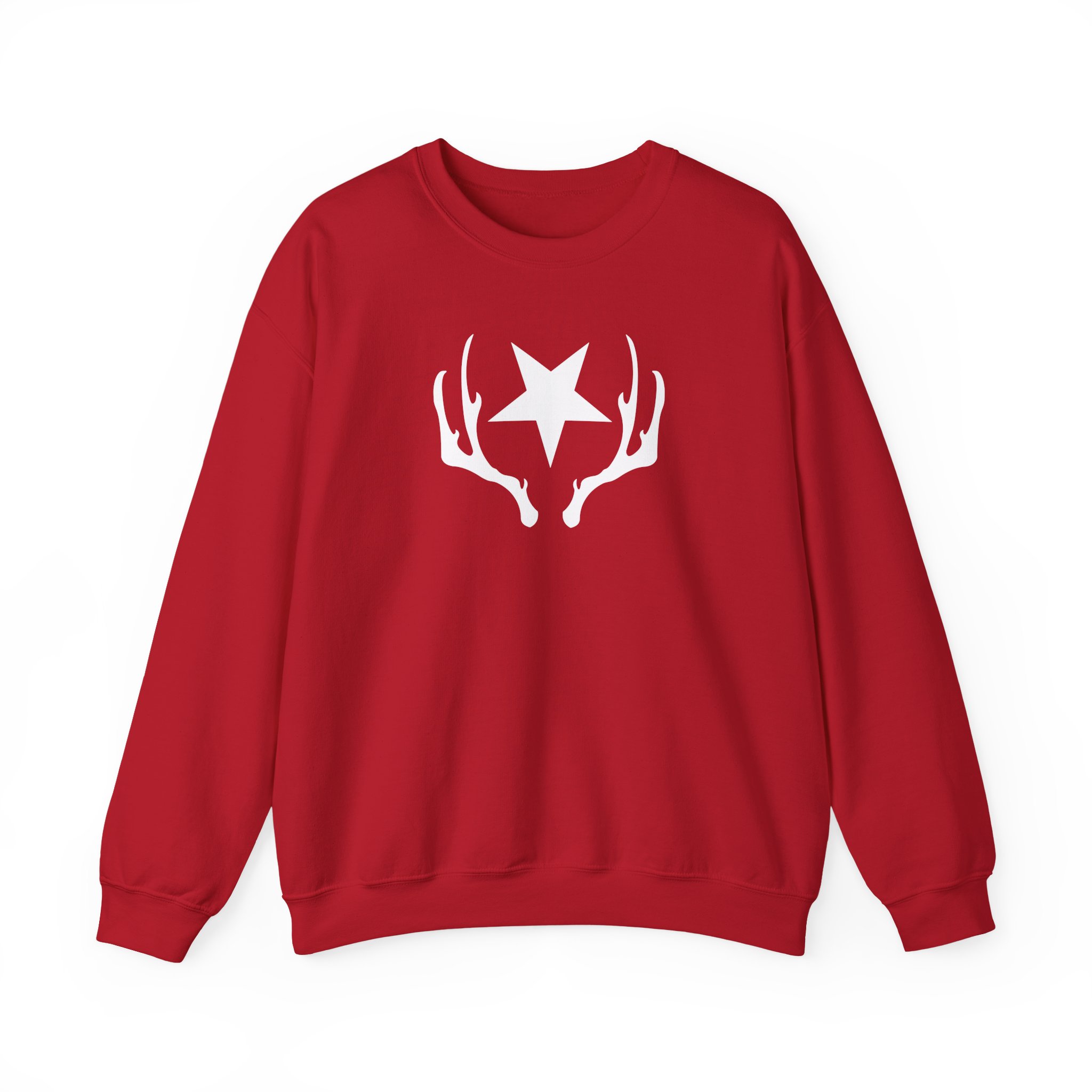 Disco Elysium Star & Antlers Unisex Heavy Blendâ„¢ Crewneck Sweatshirt