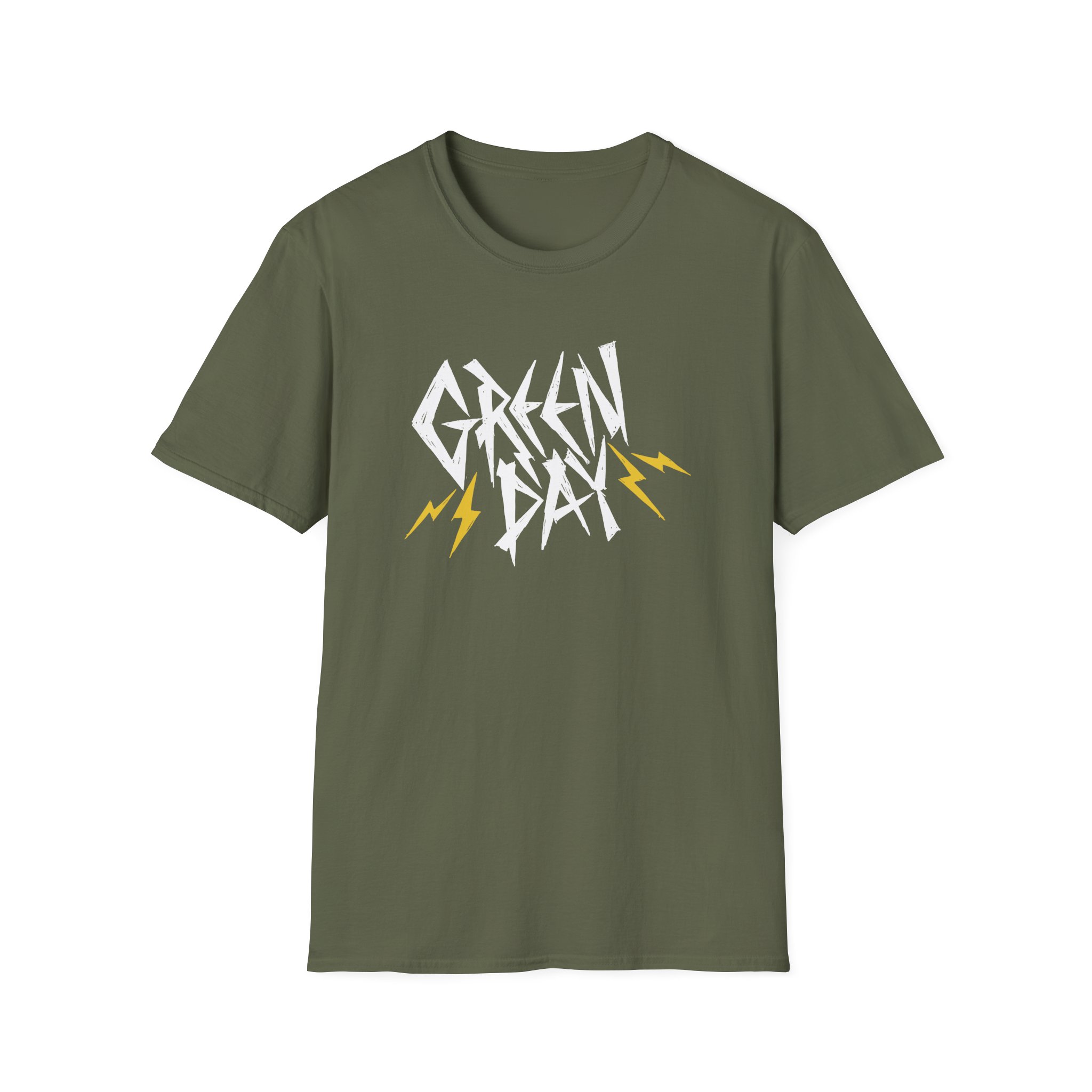Green Day Bolt Logo Unisex Softstyle T-Shirt