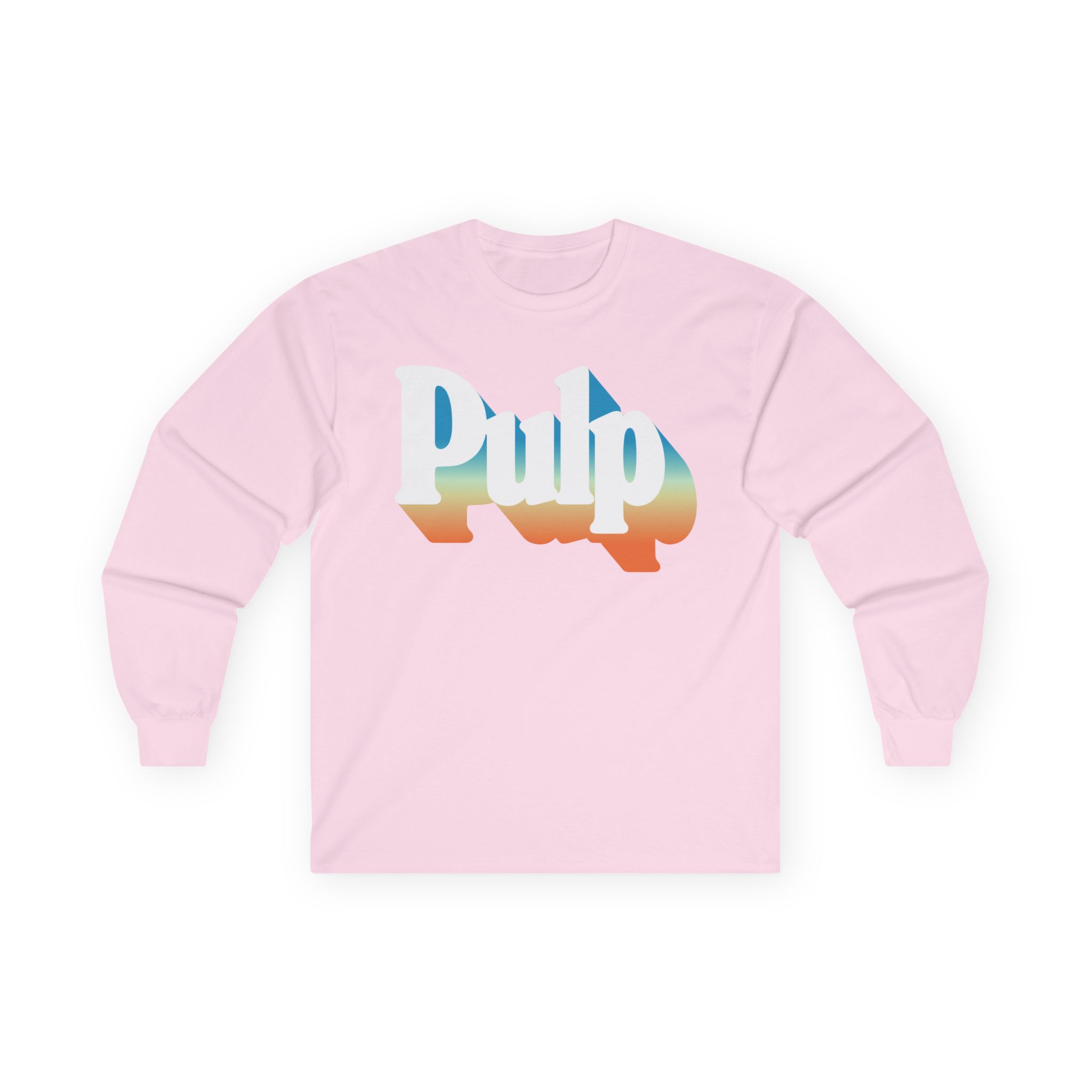 Pulp Gradient Logo Unisex Ultra Cotton Long Sleeve Tee