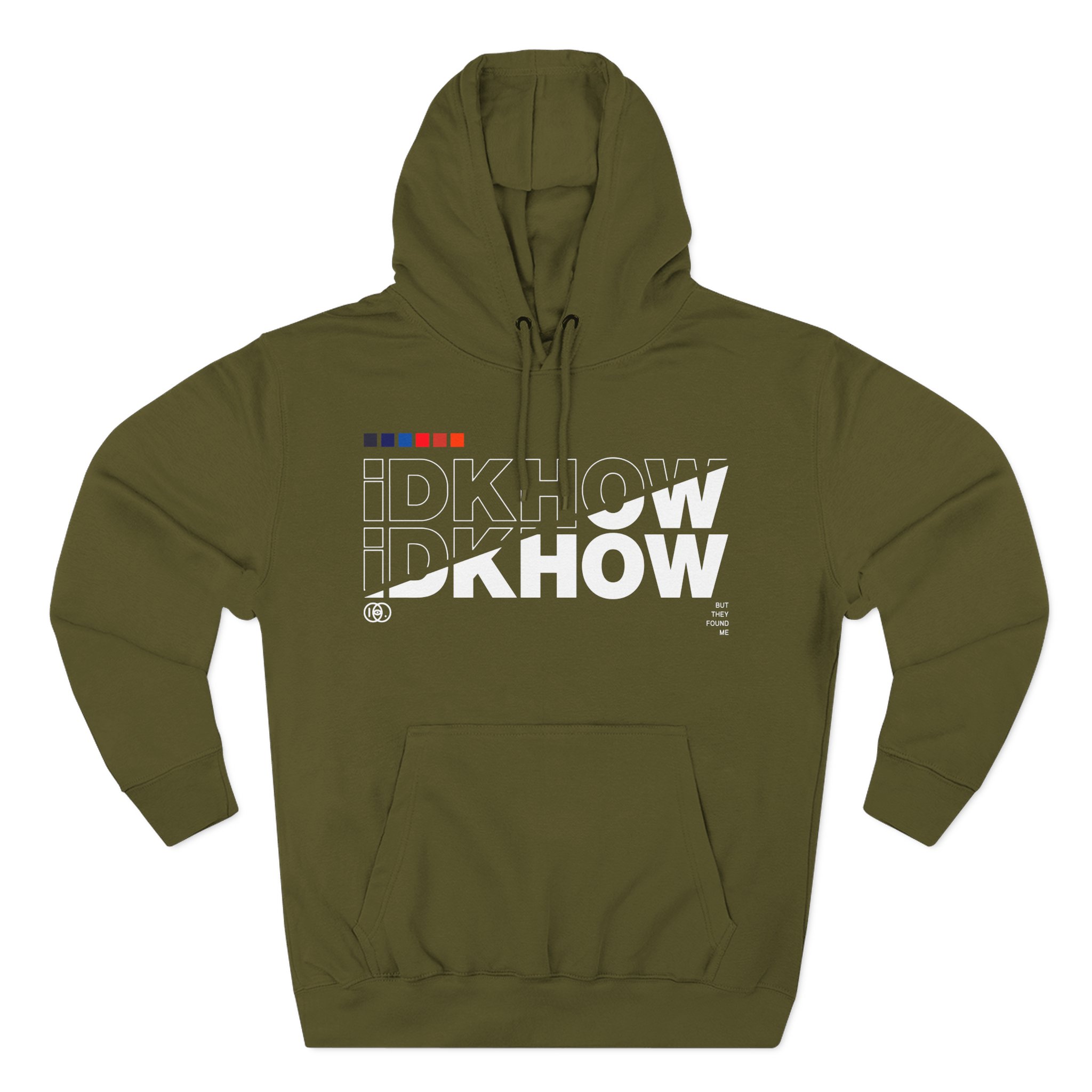 iDKHOW SPLIT Three-Panel Fleece Hoodie