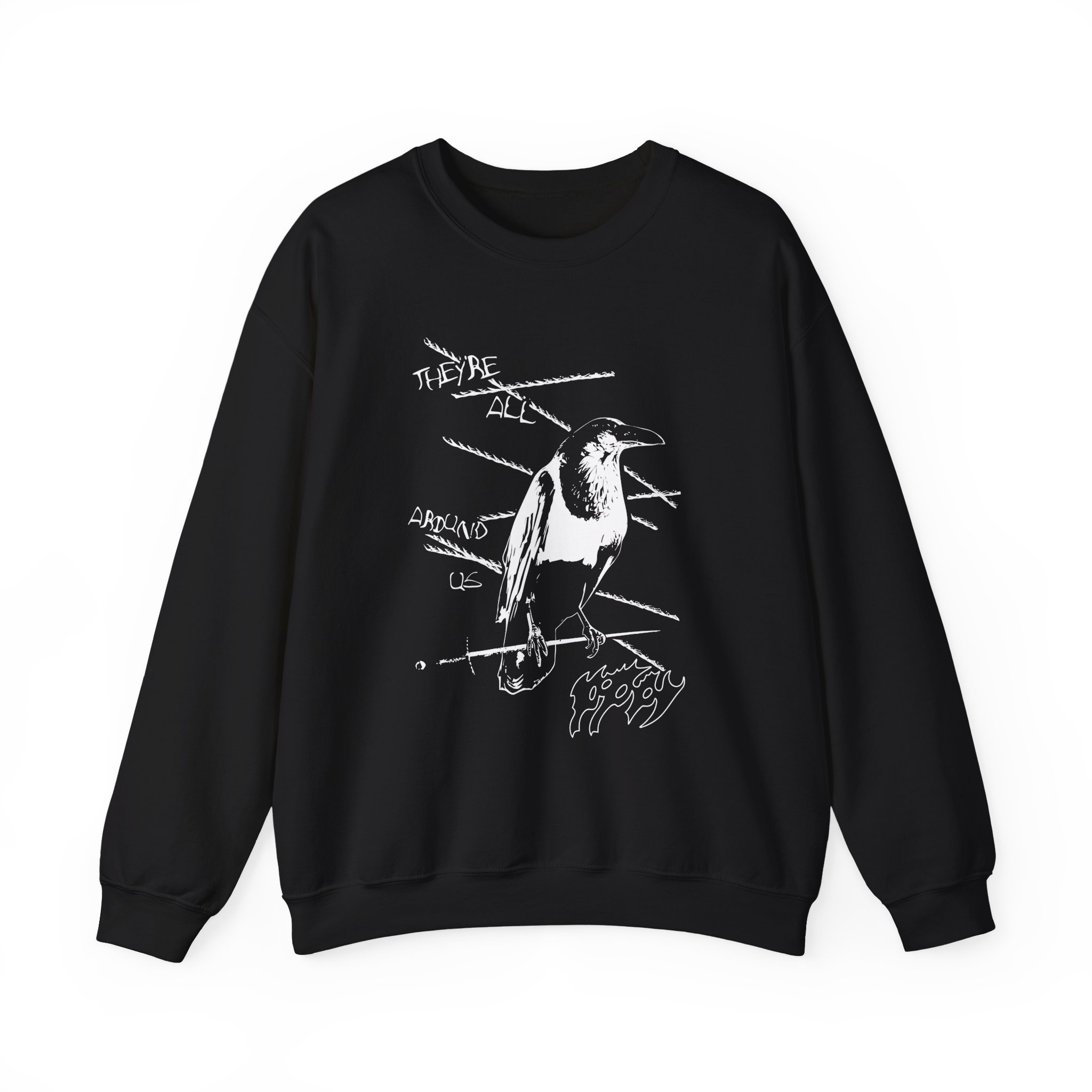 Poppy They're All Around Us Unisex Heavy Blendâ„¢ Crewneck Sweatshirt