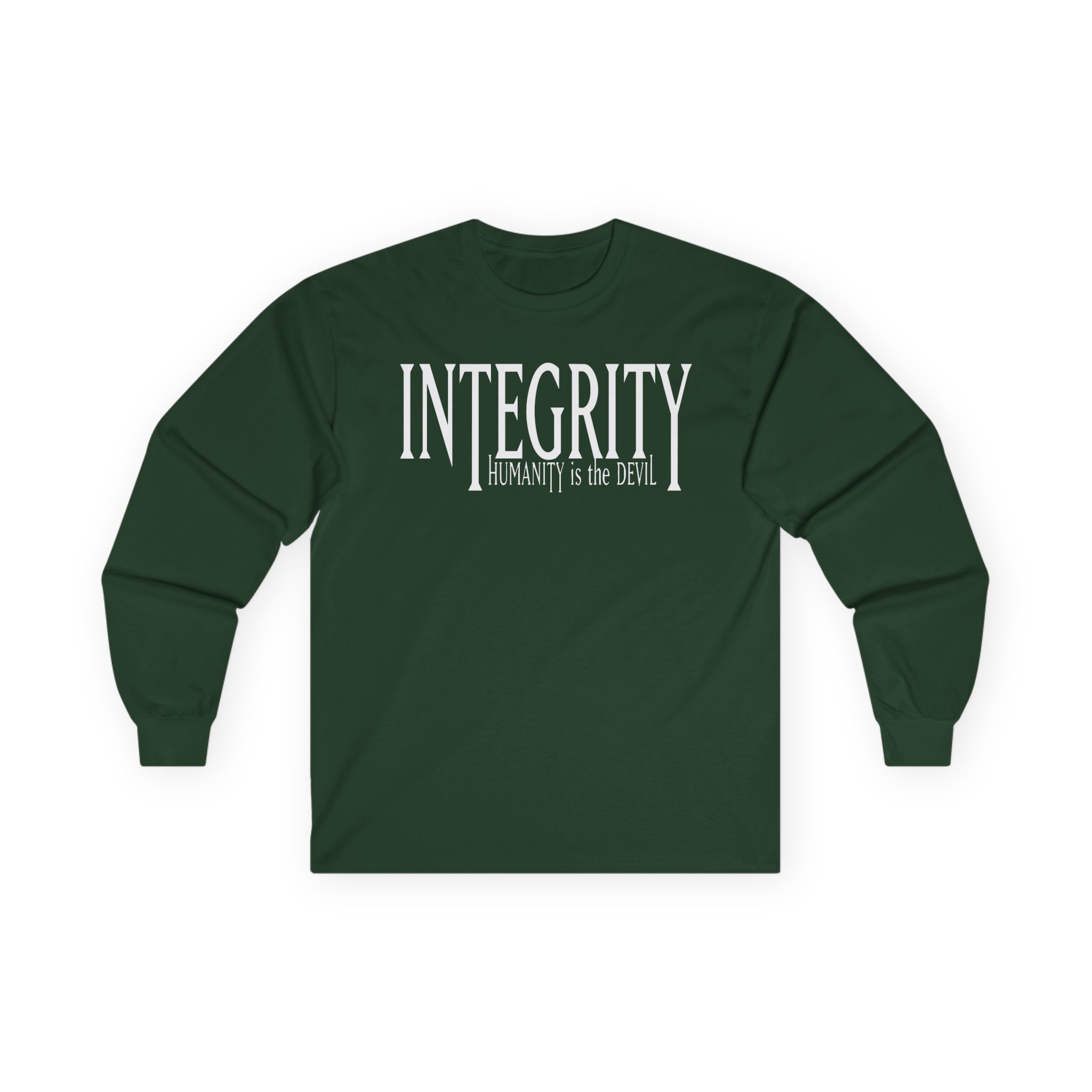 Integrity Humanity Is The Devil Unisex Ultra Cotton Long Sleeve Tee