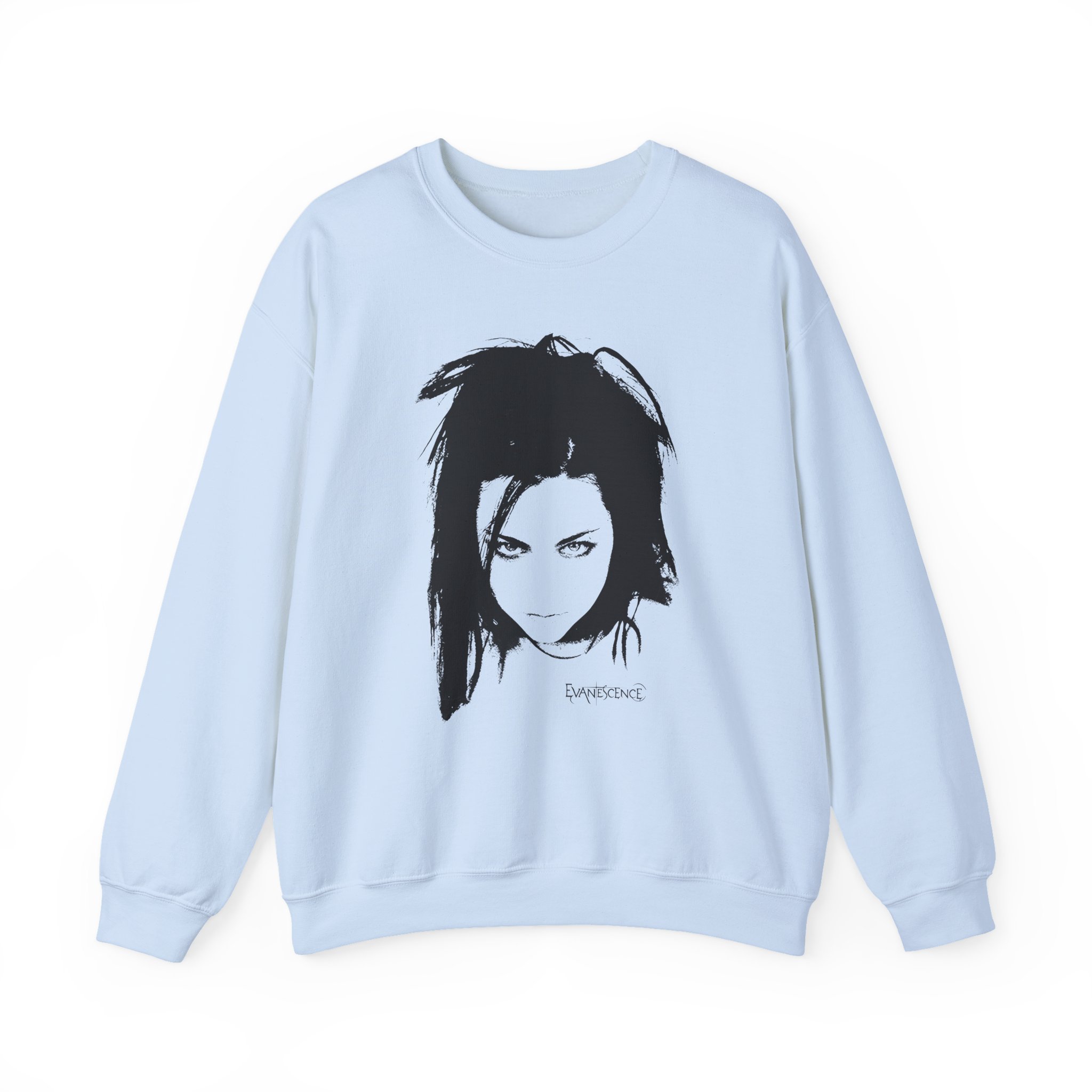 Evanescence Amy Face Unisex Heavy Blendâ„¢ Crewneck Sweatshirt