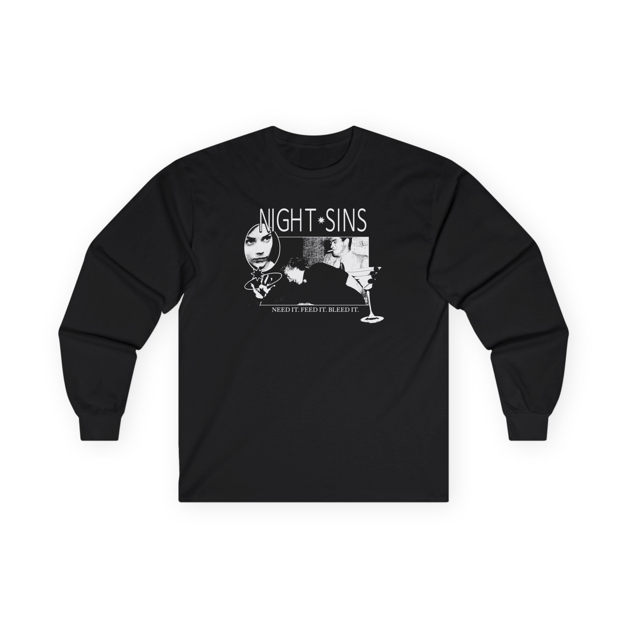 Night Sins Bleed It Unisex Ultra Cotton Long Sleeve Tee