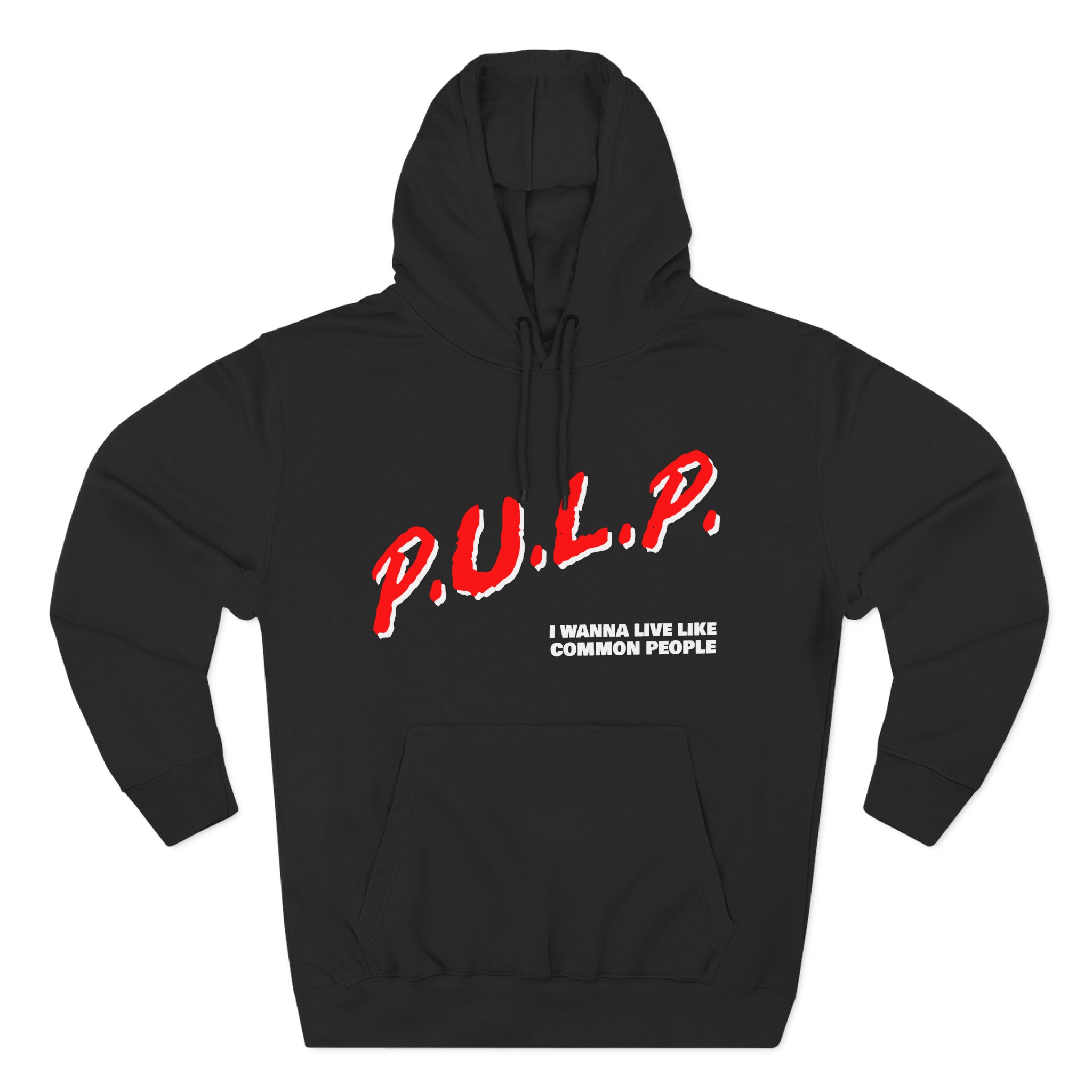 Pulp Three-Panel Fleece Hoodie