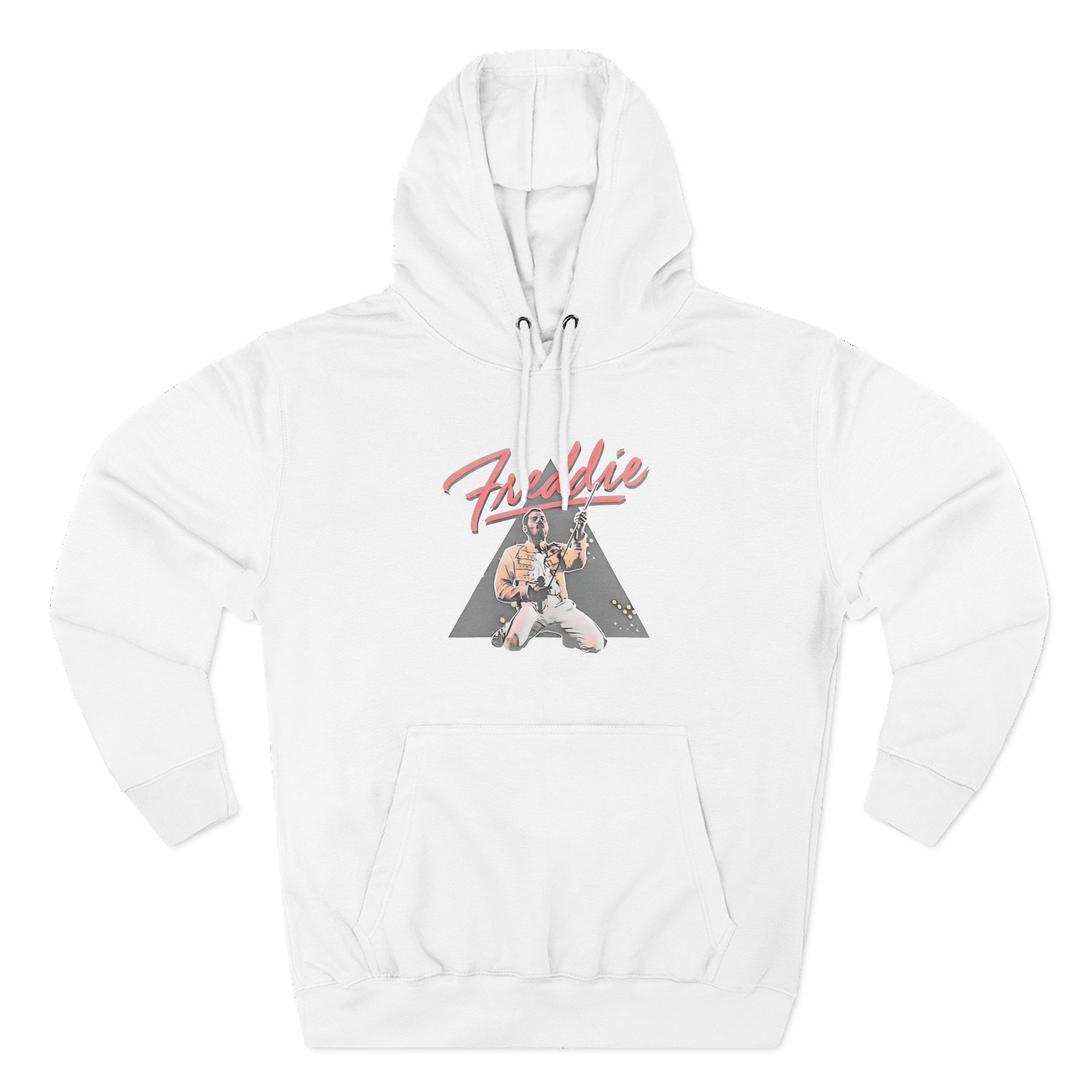 F M Triangle Three-Panel Fleece Hoodie