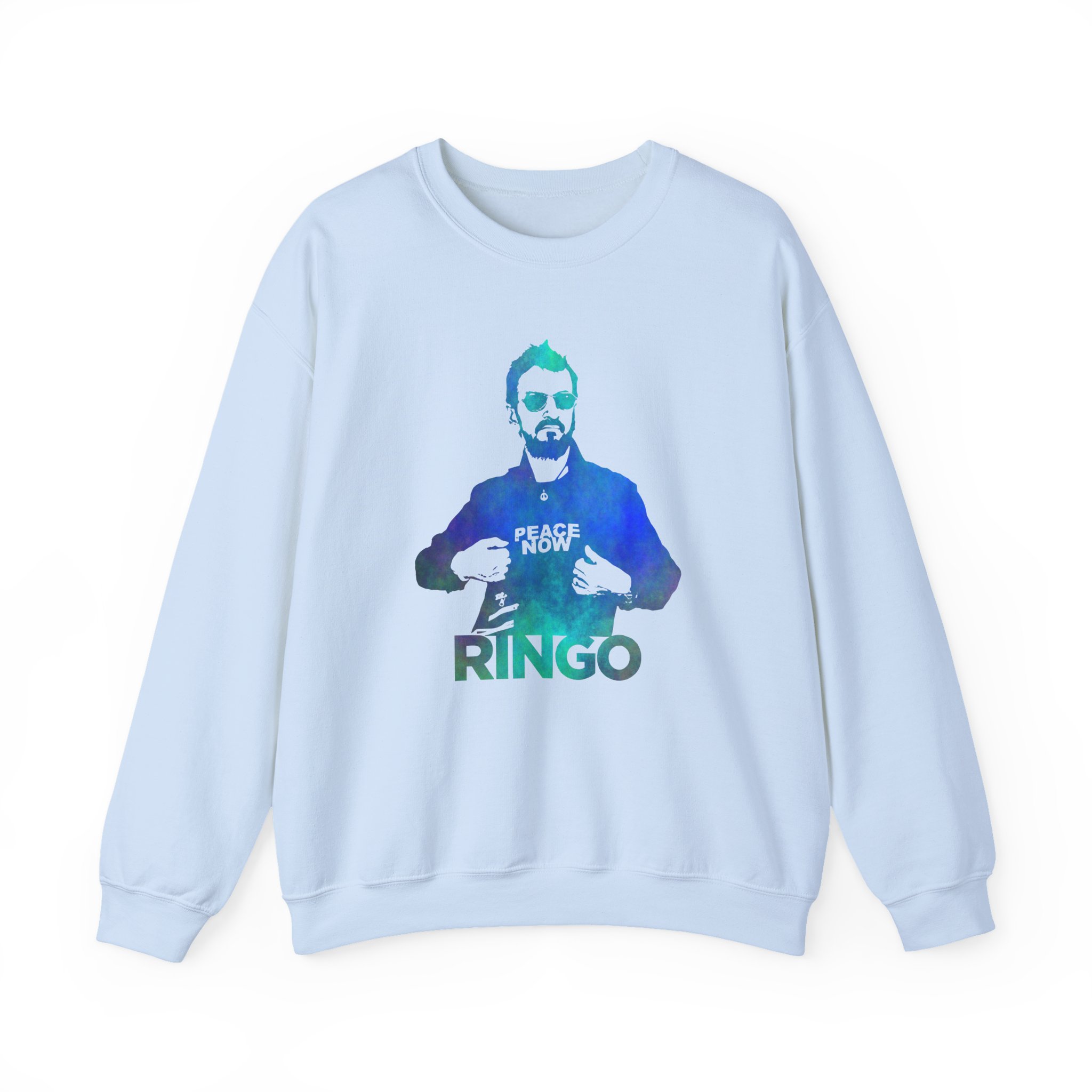 Ringo Starr Peace Now Mint Unisex Heavy Blendâ„¢ Crewneck Sweatshirt