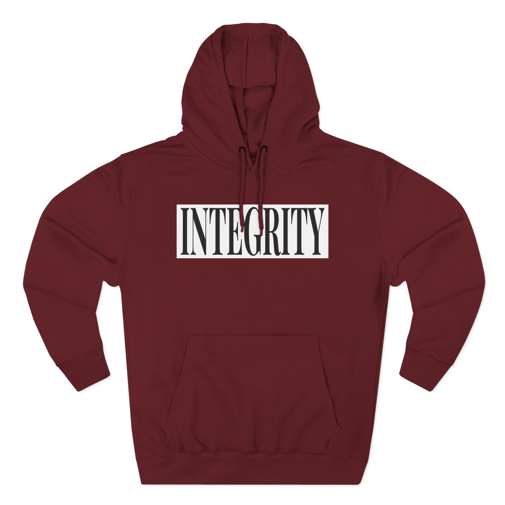 Integrity Logo Three-Panel Fleece Hoodie
