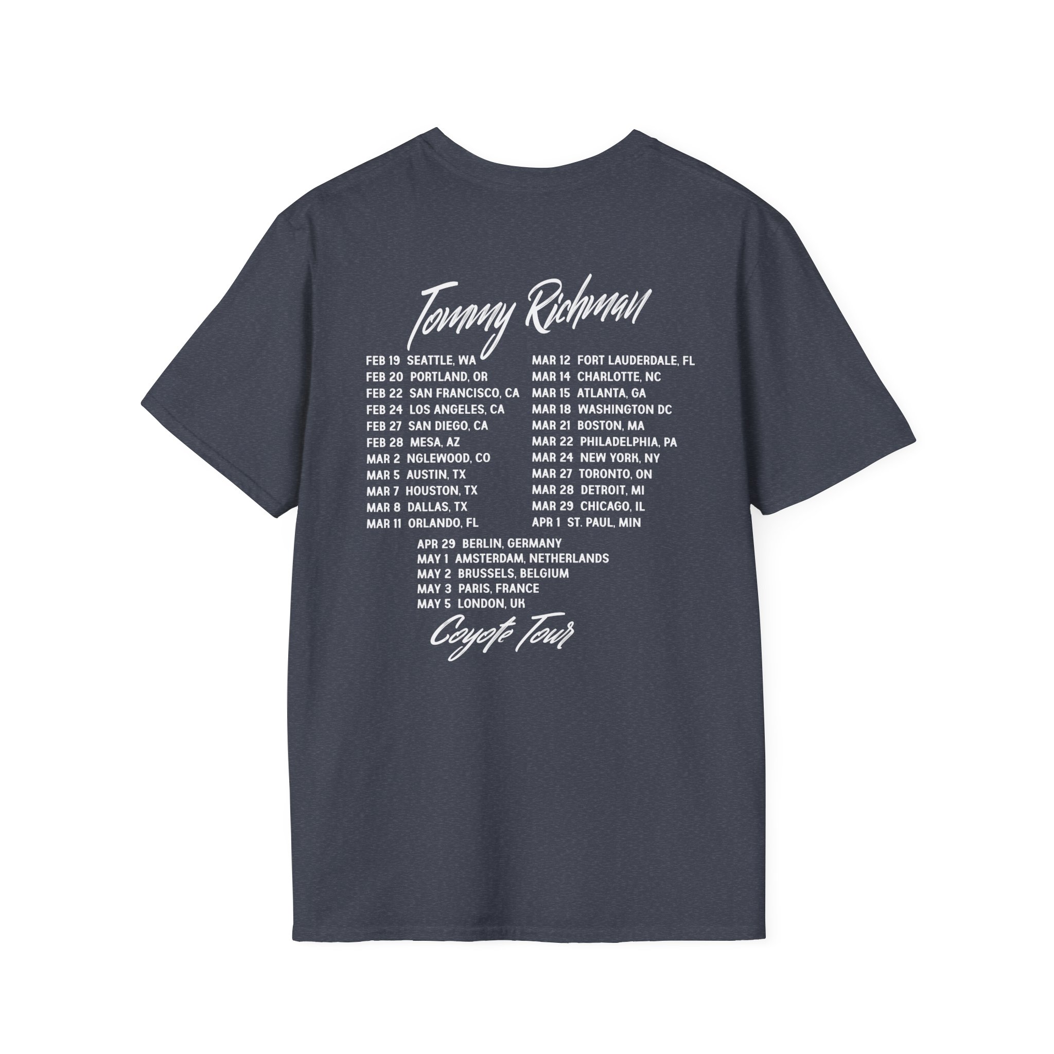 Tommy Richman Coyote Tour Unisex Softstyle T-Shirt