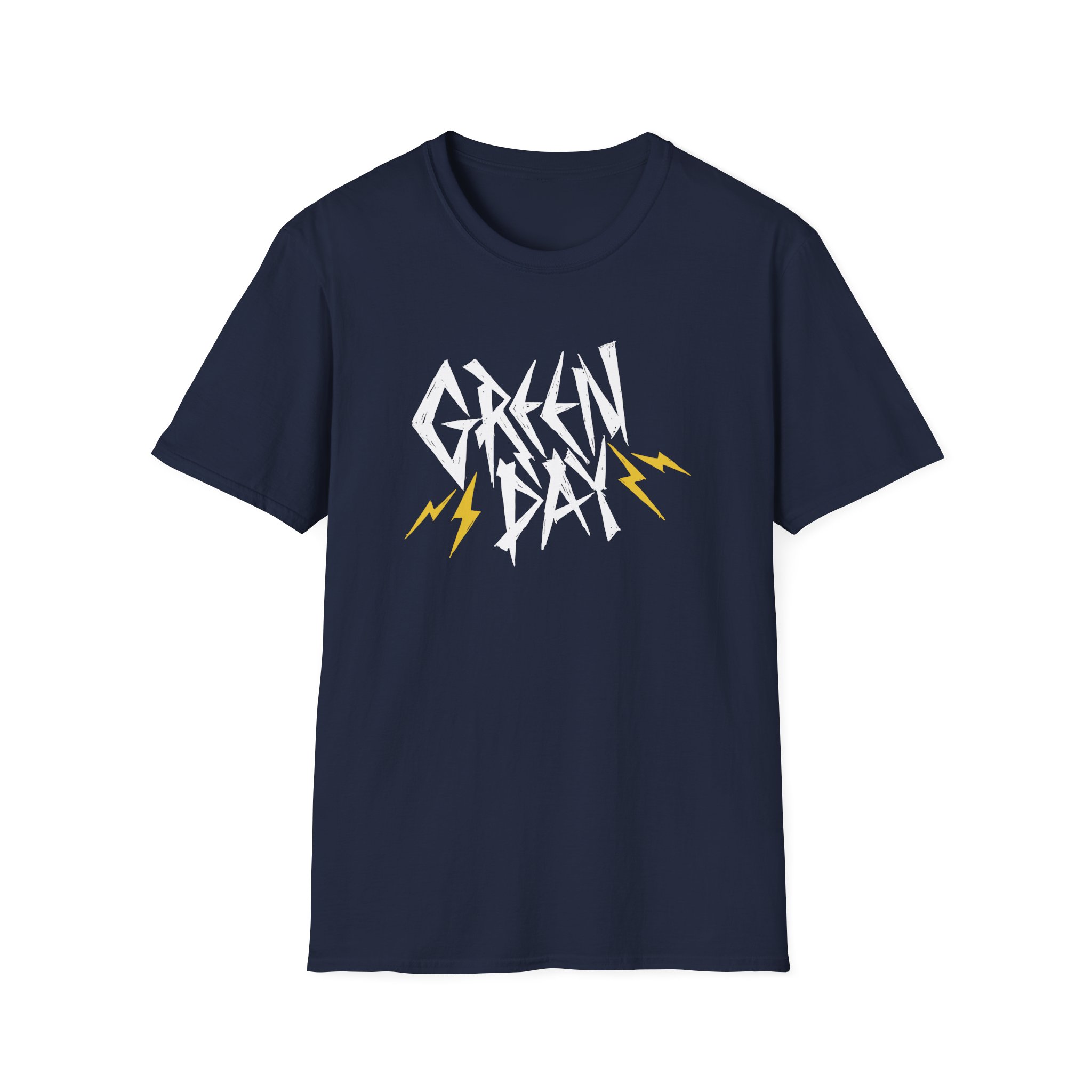 Green Day Bolt Logo Unisex Softstyle T-Shirt