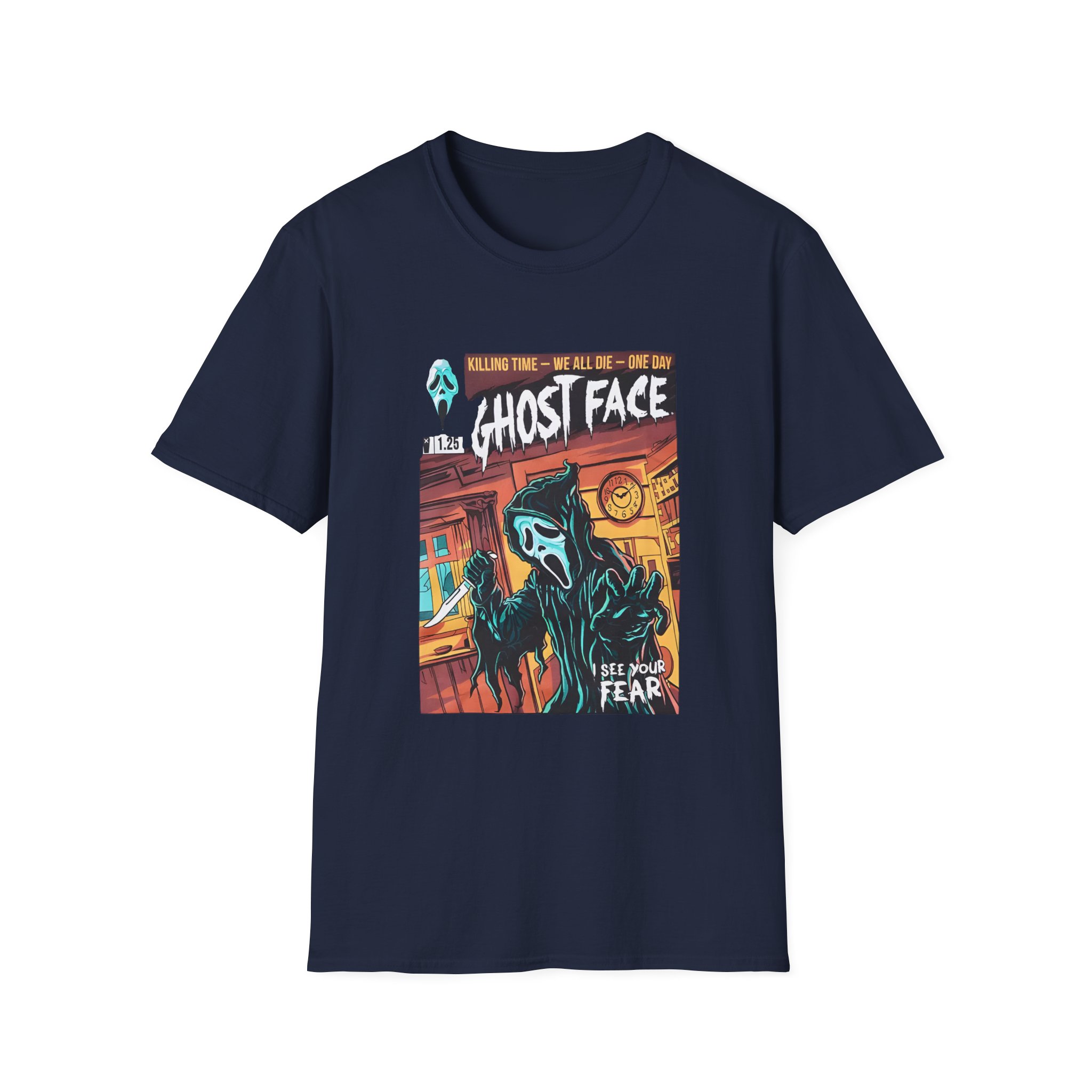 Ghostface Comic Cover Unisex Softstyle T-Shirt