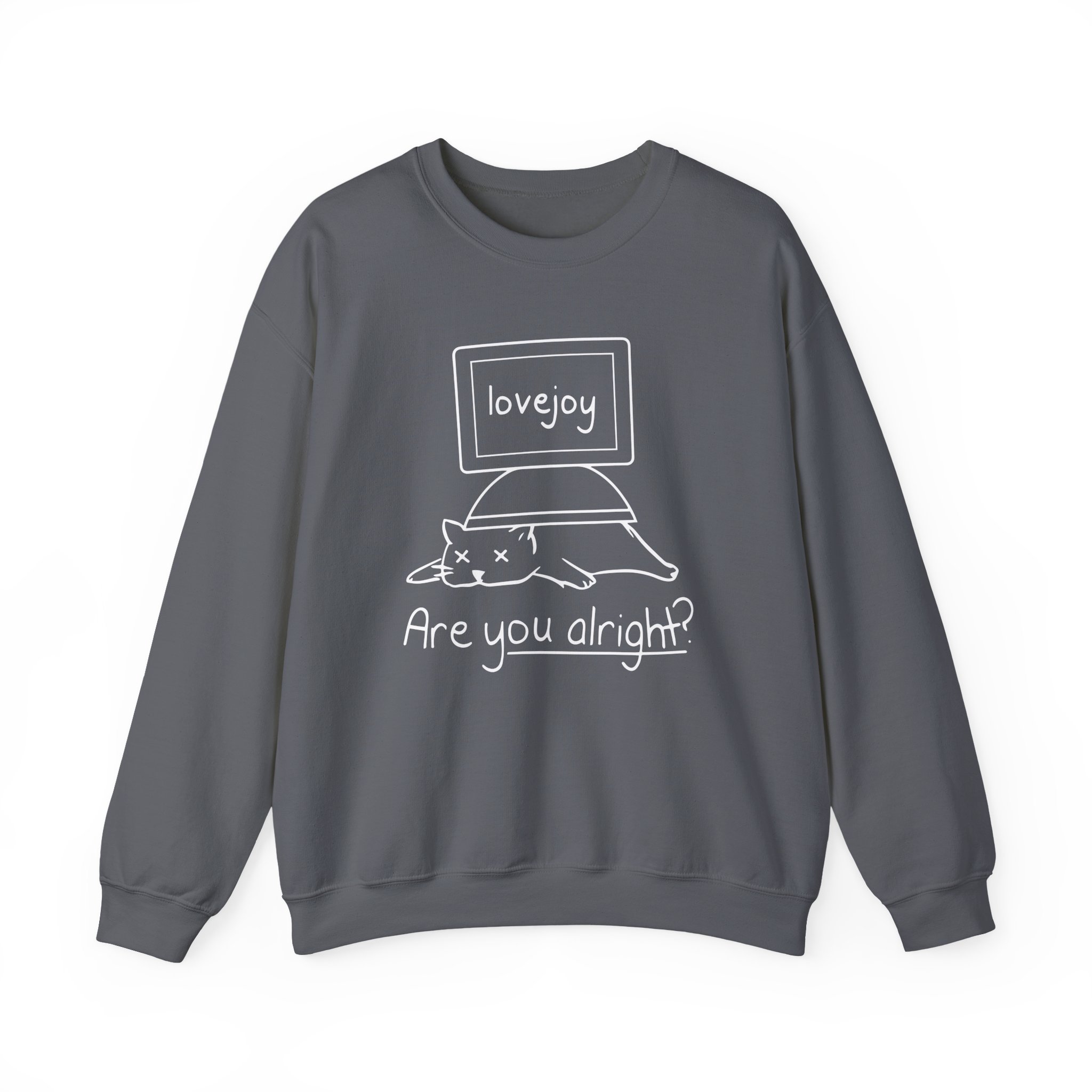 Lovejoy are you alright Unisex Heavy Blendâ„¢ Crewneck Sweatshirt