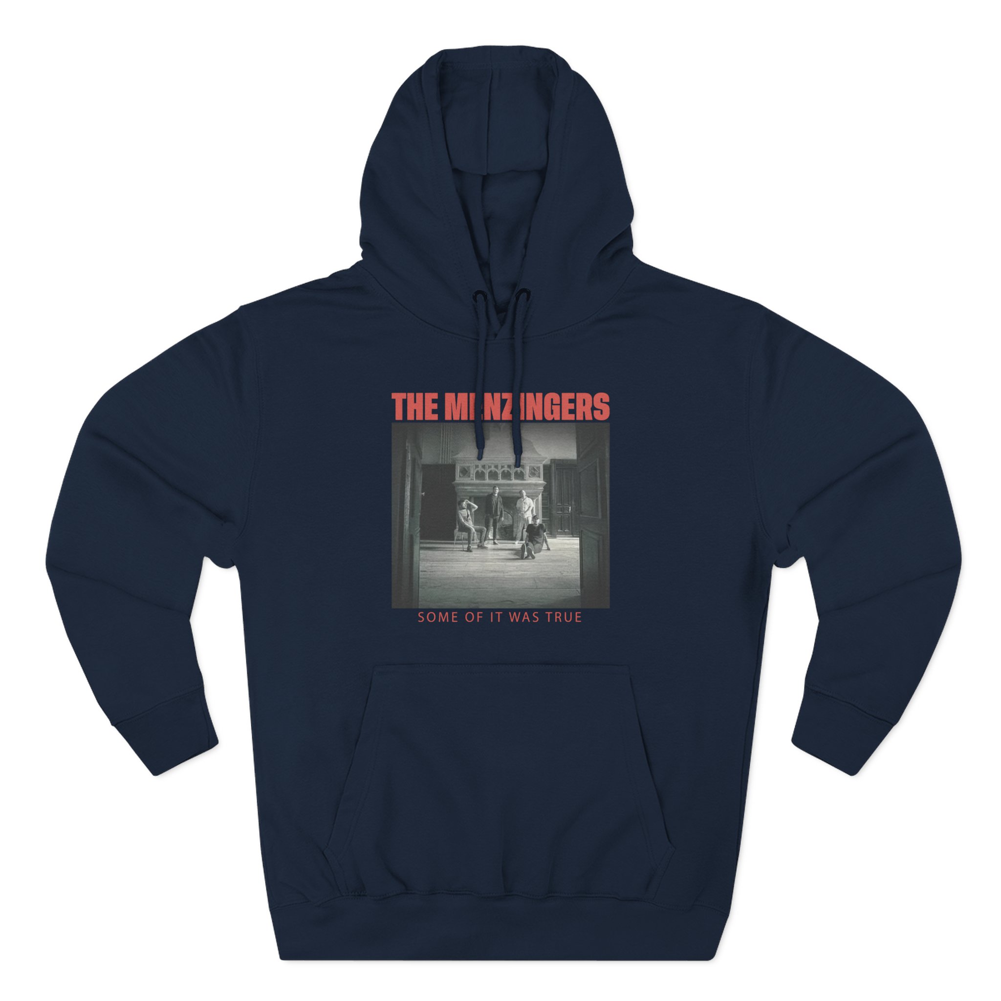 The Menzingers Tracklist Three-Panel Fleece Hoodie