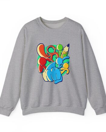 Alan Becker Assemble Unisex Heavy Blend™ Crewneck Sweatshirt