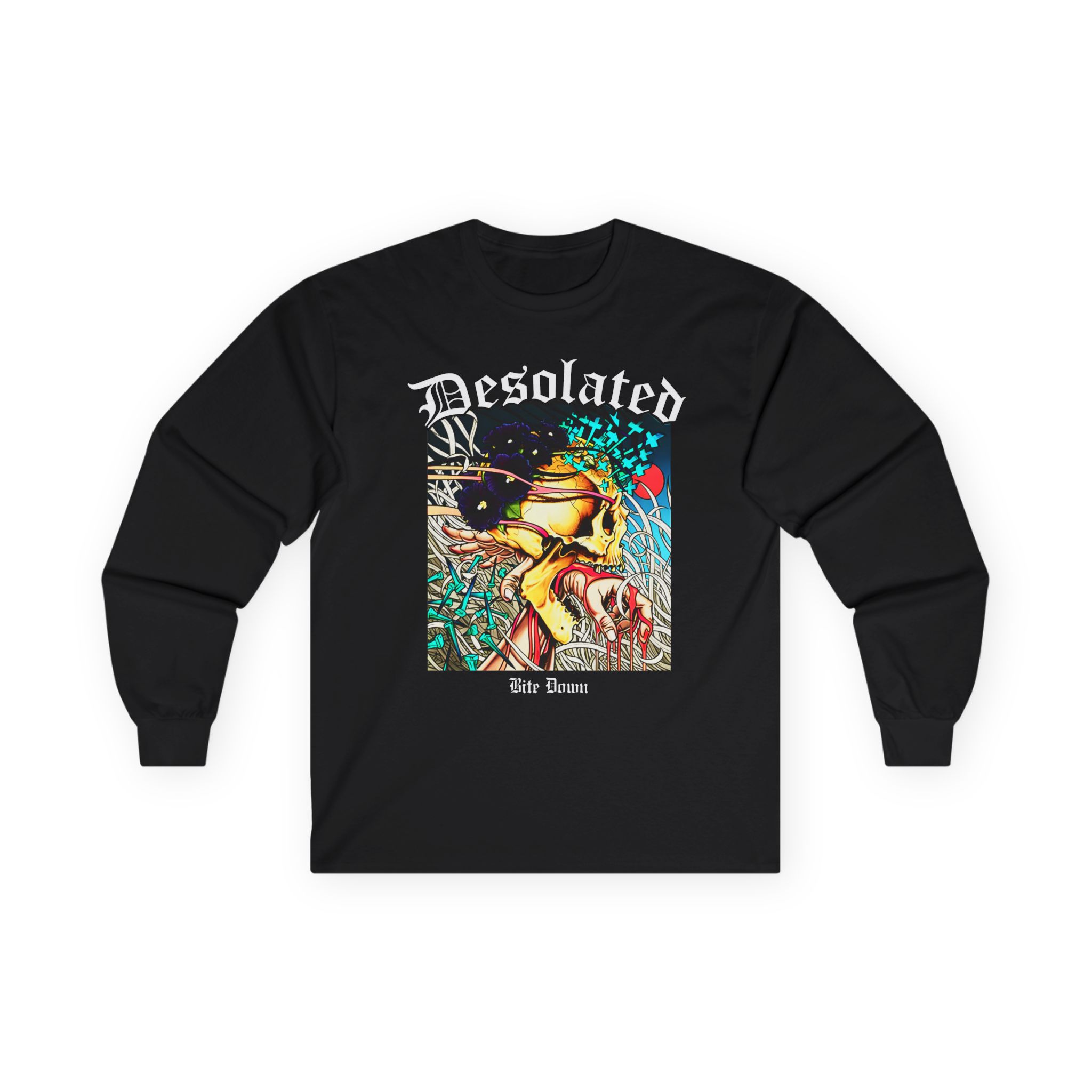 Desolated Bite Down Artwork Unisex Ultra Cotton Long Sleeve Tee