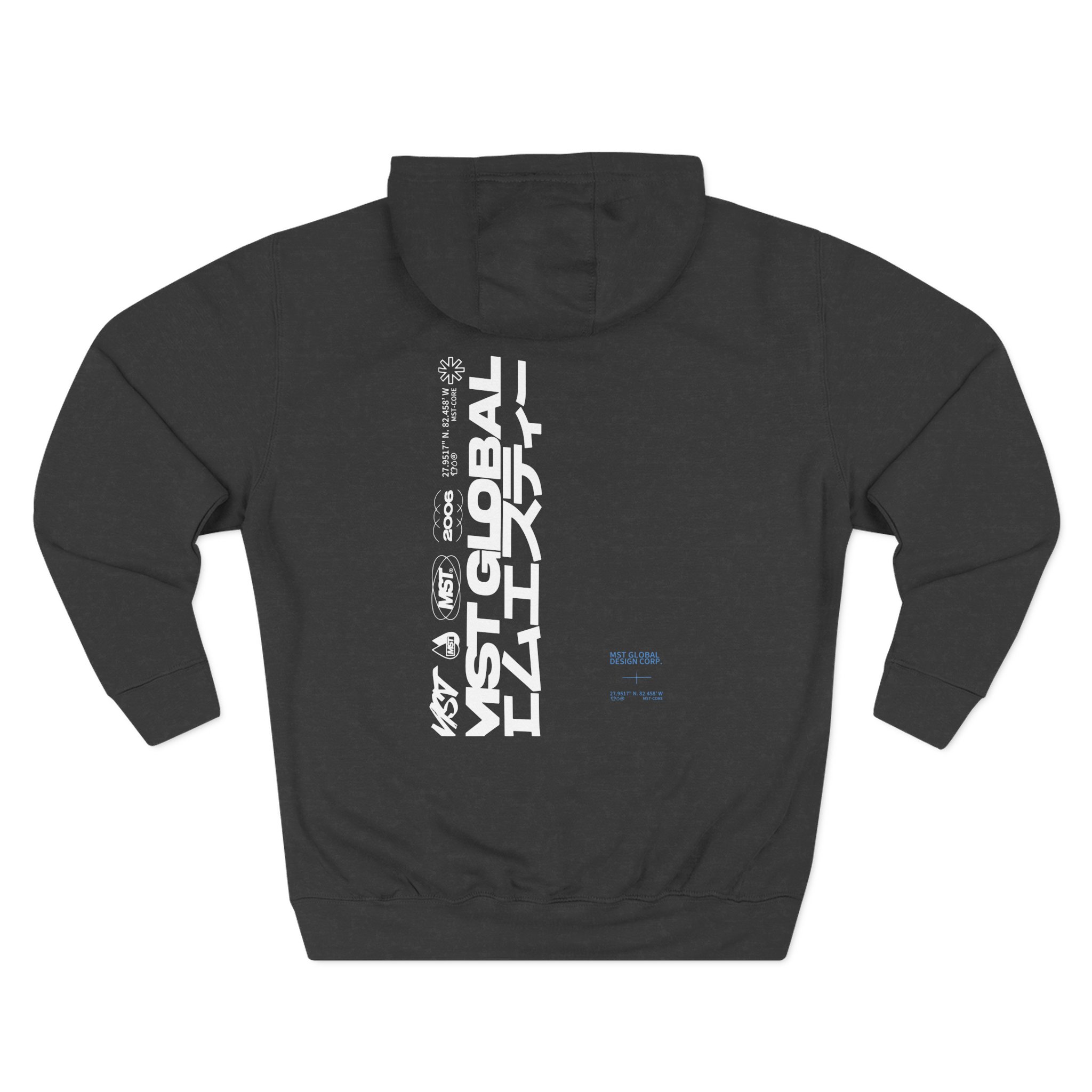 Moist Mst Global Three-Panel Fleece Hoodie