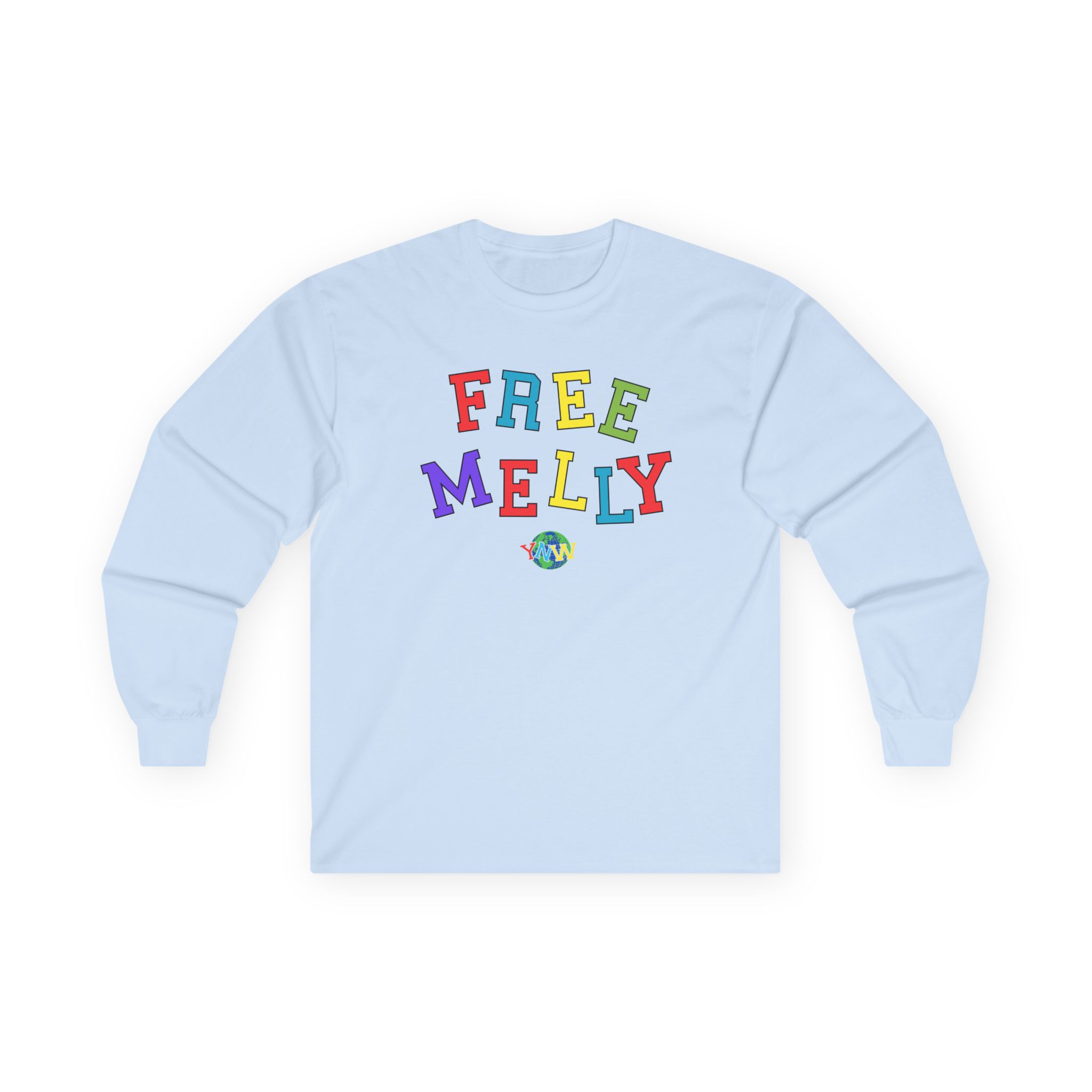 YNW Melly Free Melly Unisex Ultra Cotton Long Sleeve Tee