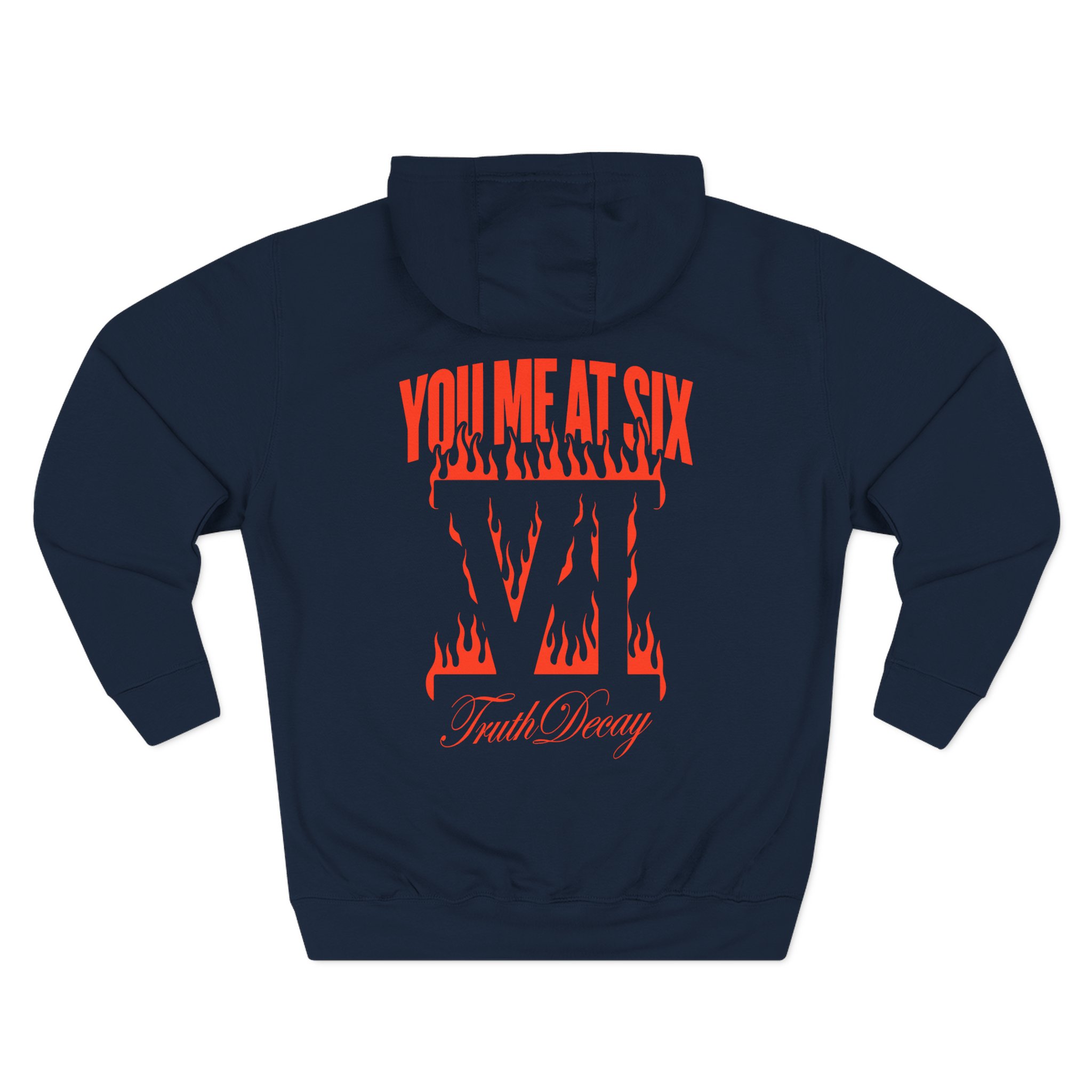You Me at Six Truth Decay Vi Three-Panel Fleece Hoodie