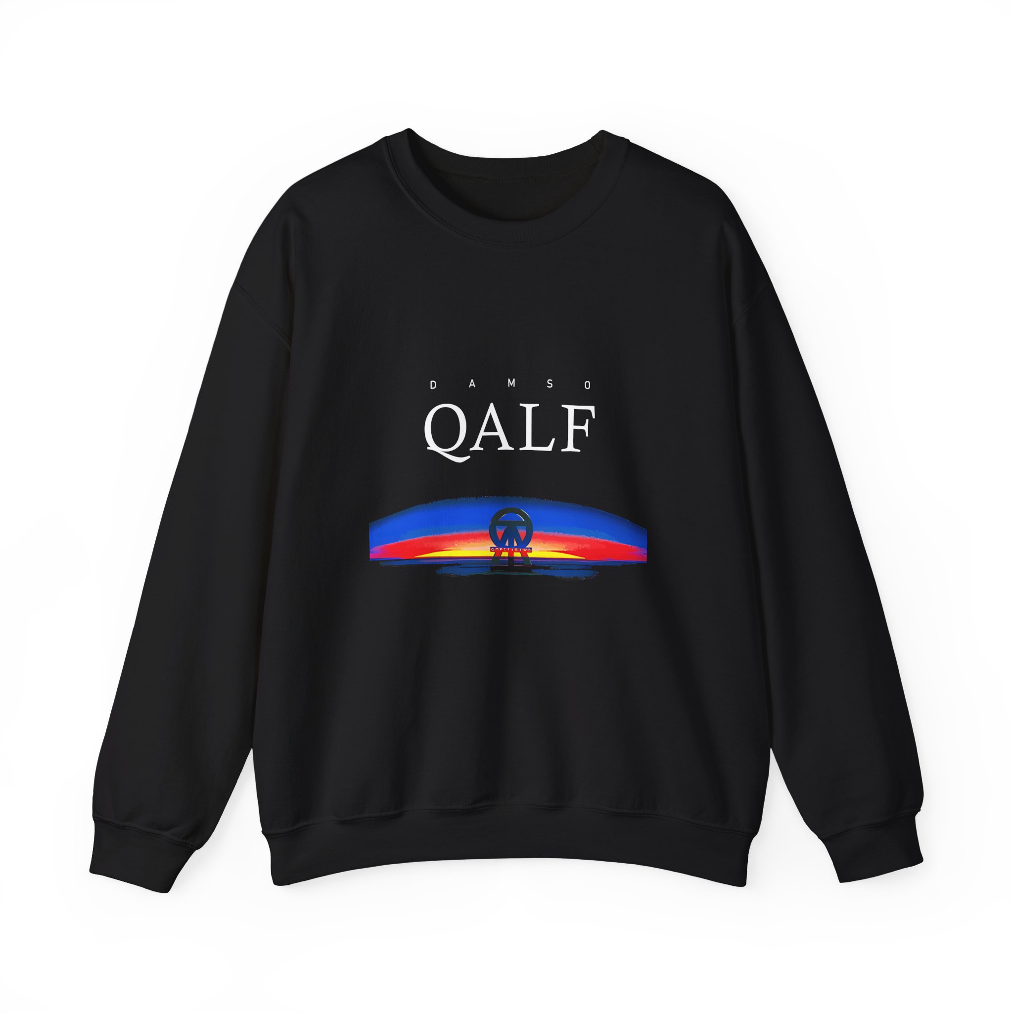 Qalf Tour Damso Unisex Heavy Blendâ„¢ Crewneck Sweatshirt